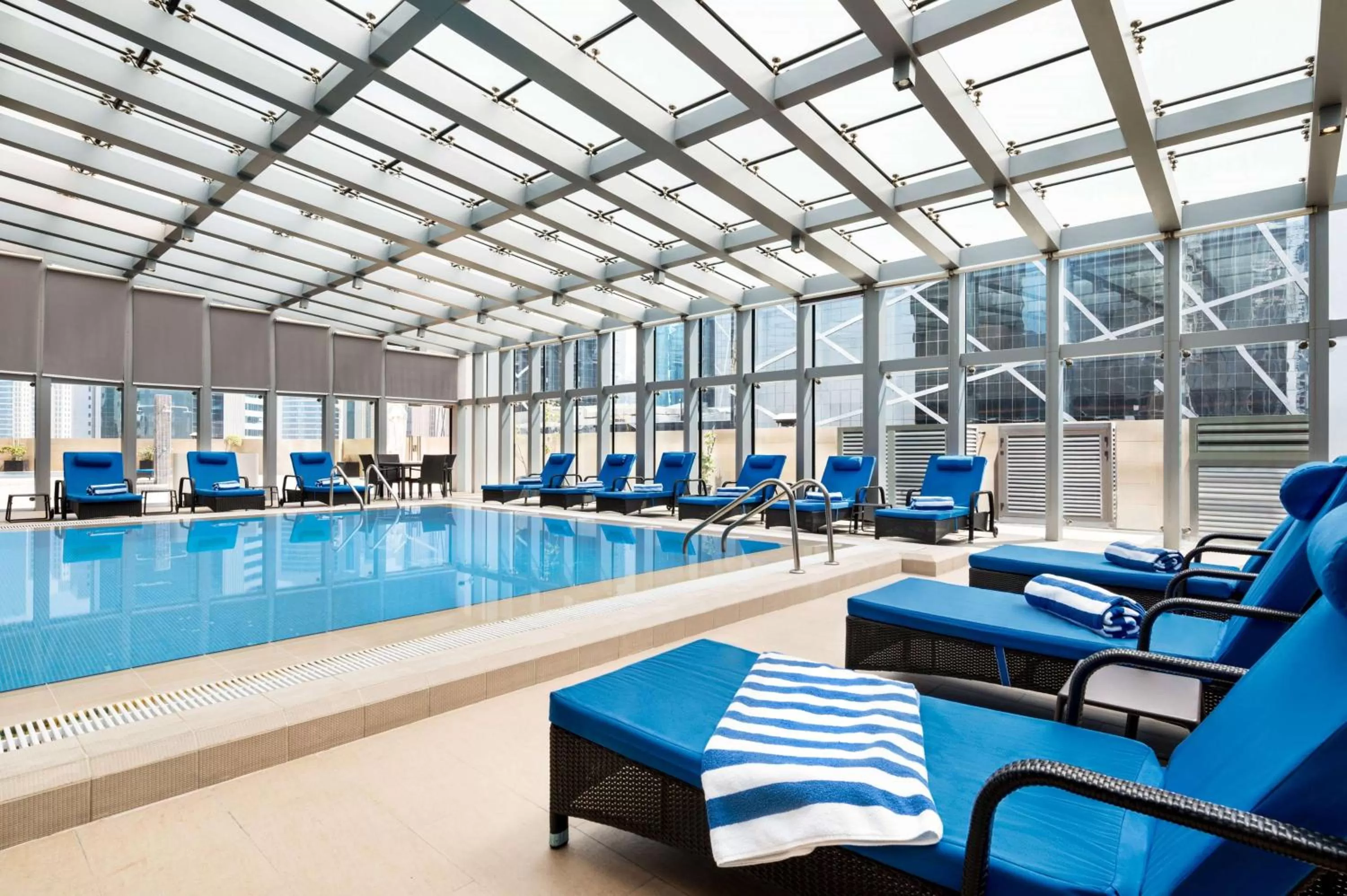 Pool view in Wyndham Doha West Bay