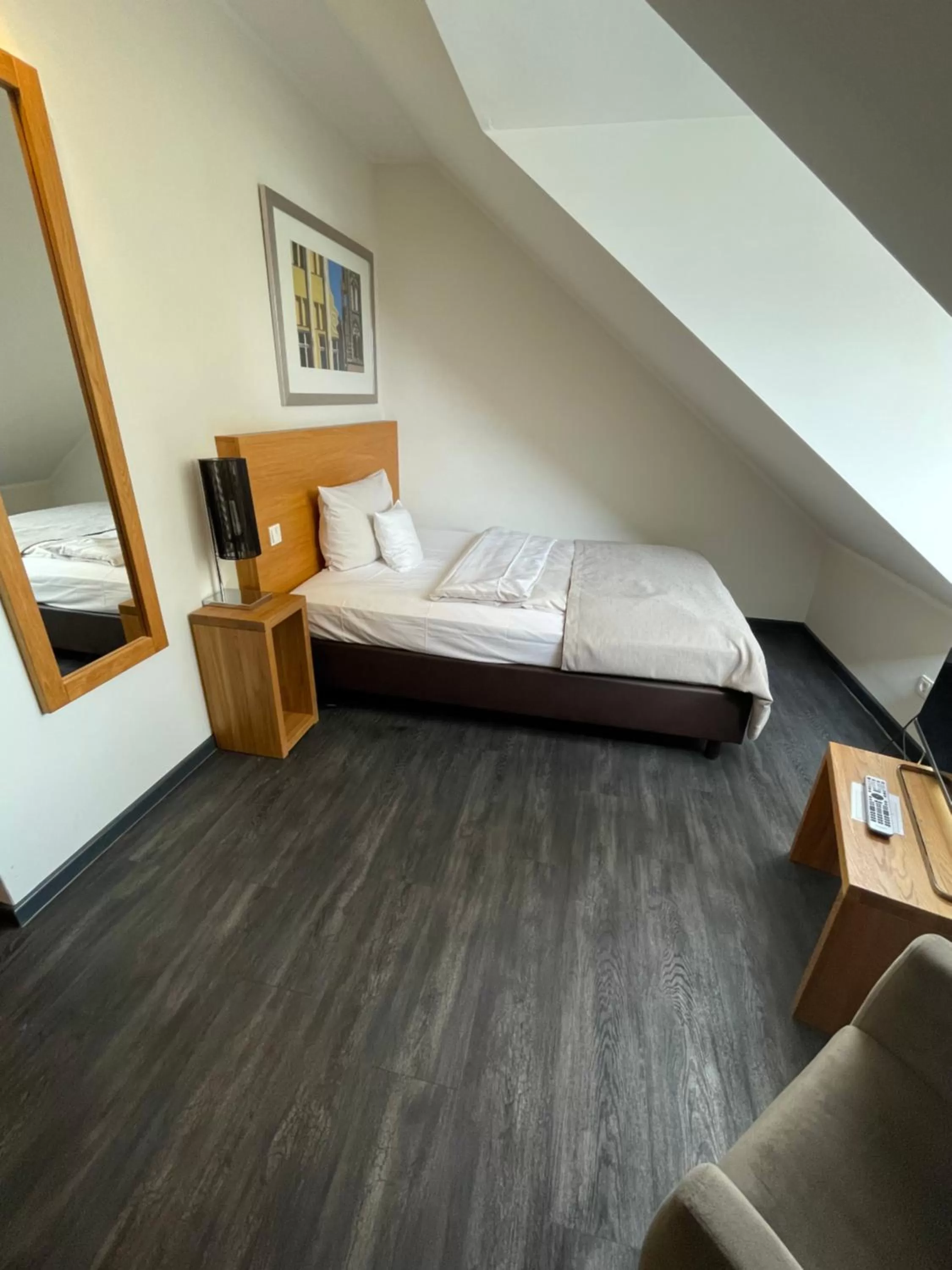 Bed in Hotel Hafenresidenz Stralsund