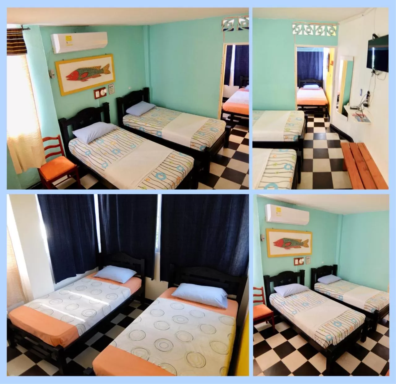 Photo of the whole room in Hotel Pueblito Playa