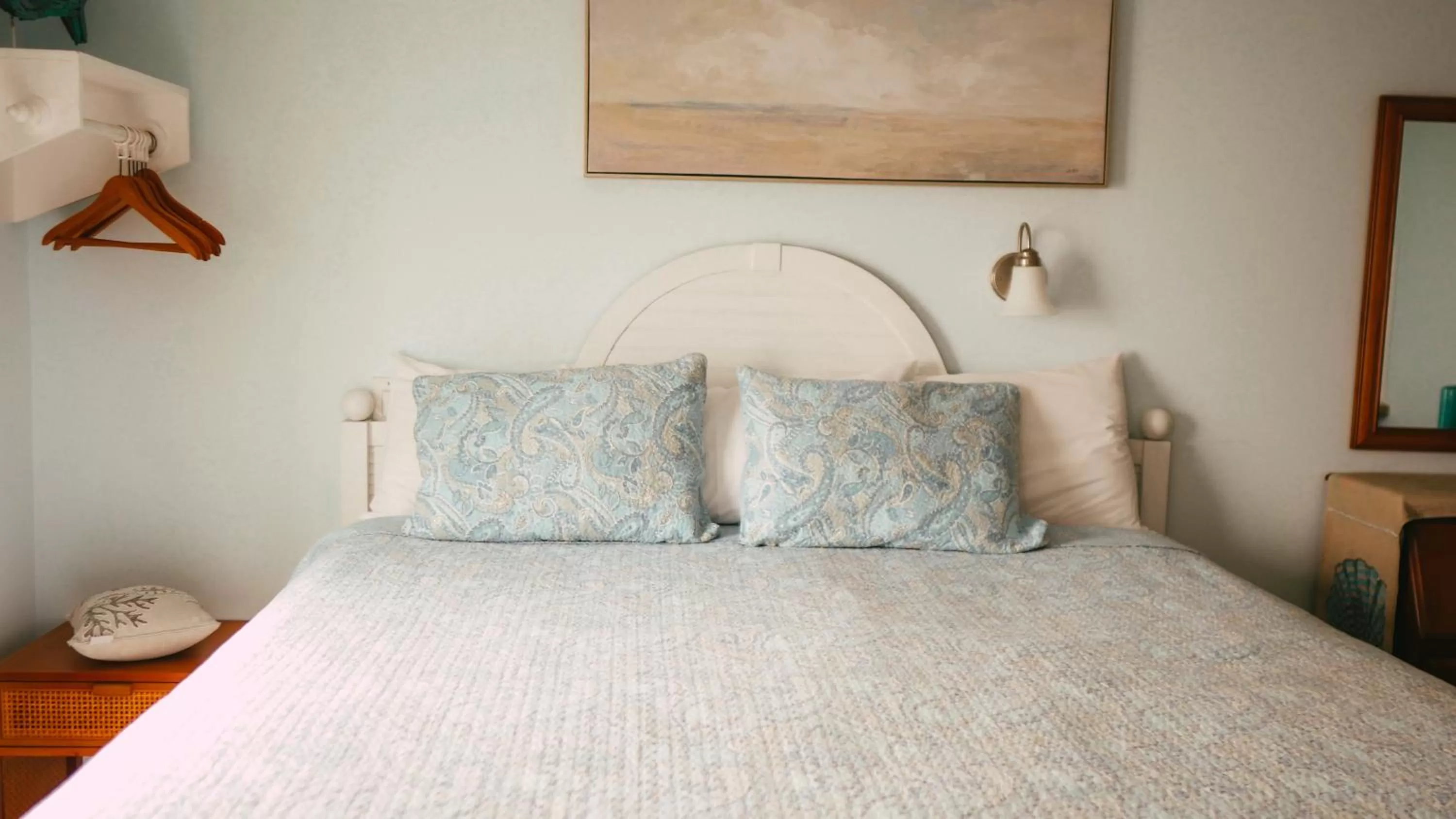 Bed in The Atlantic Motel