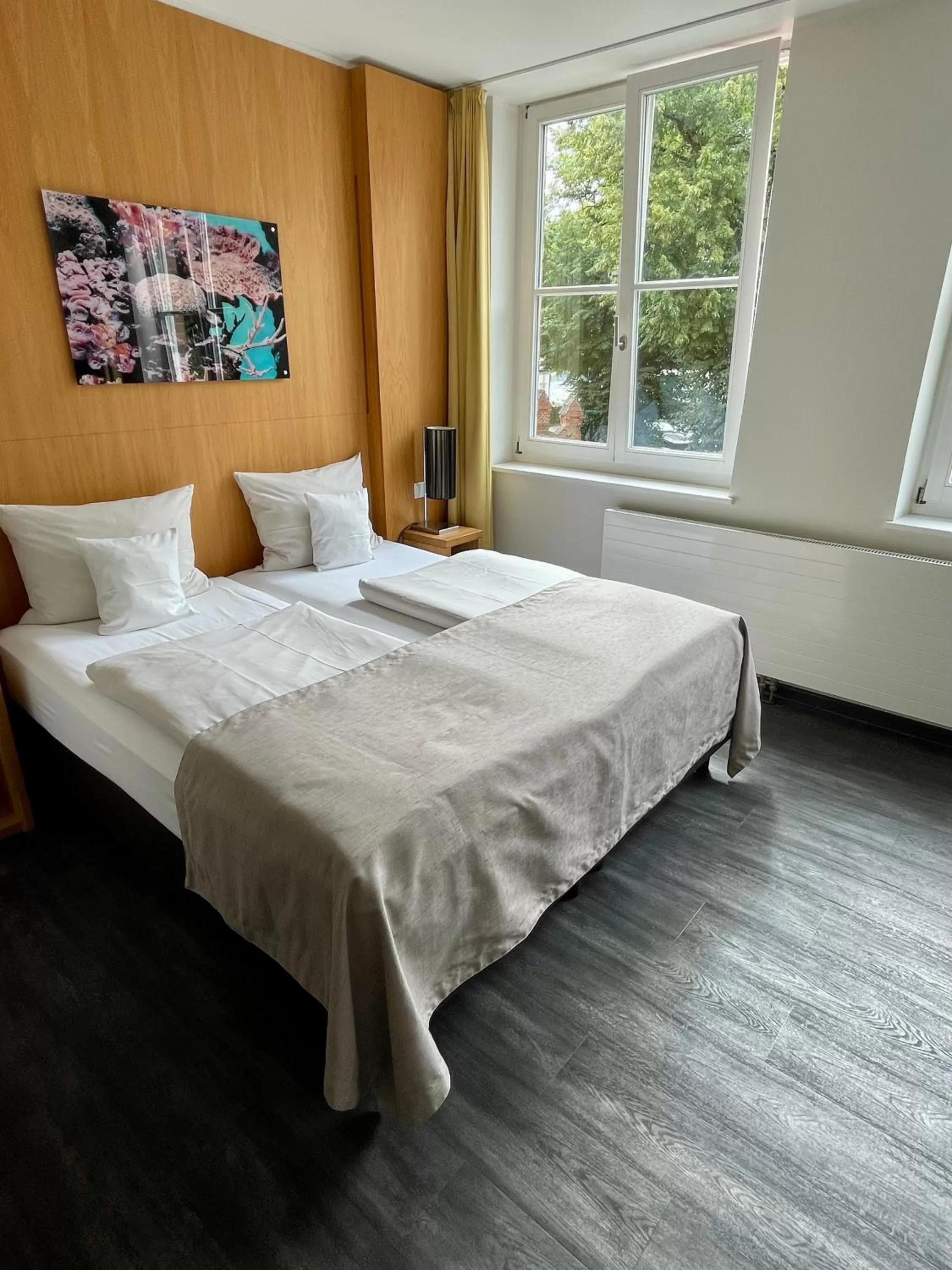 Bed in Hotel Hafenresidenz Stralsund