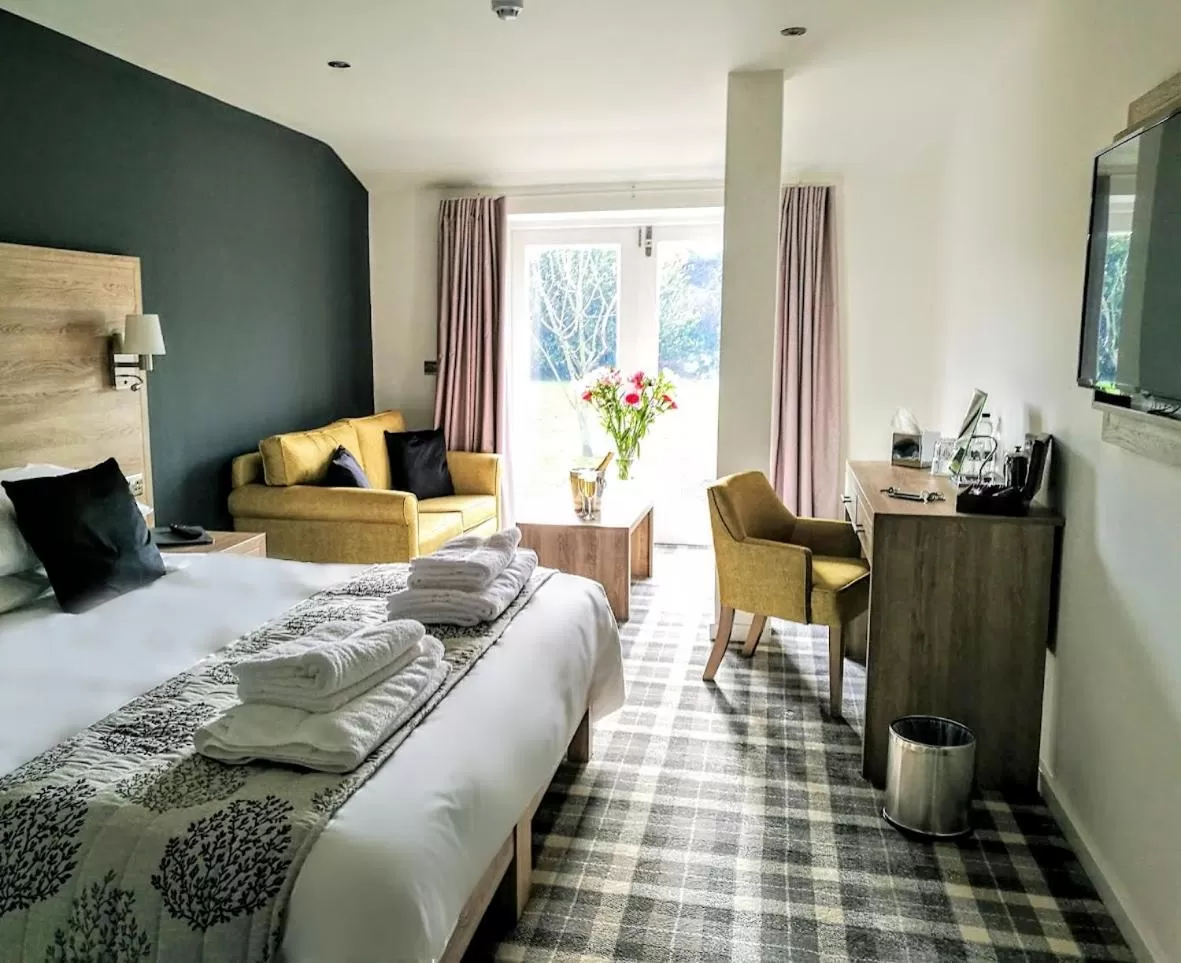 Bed in The Piebald Inn