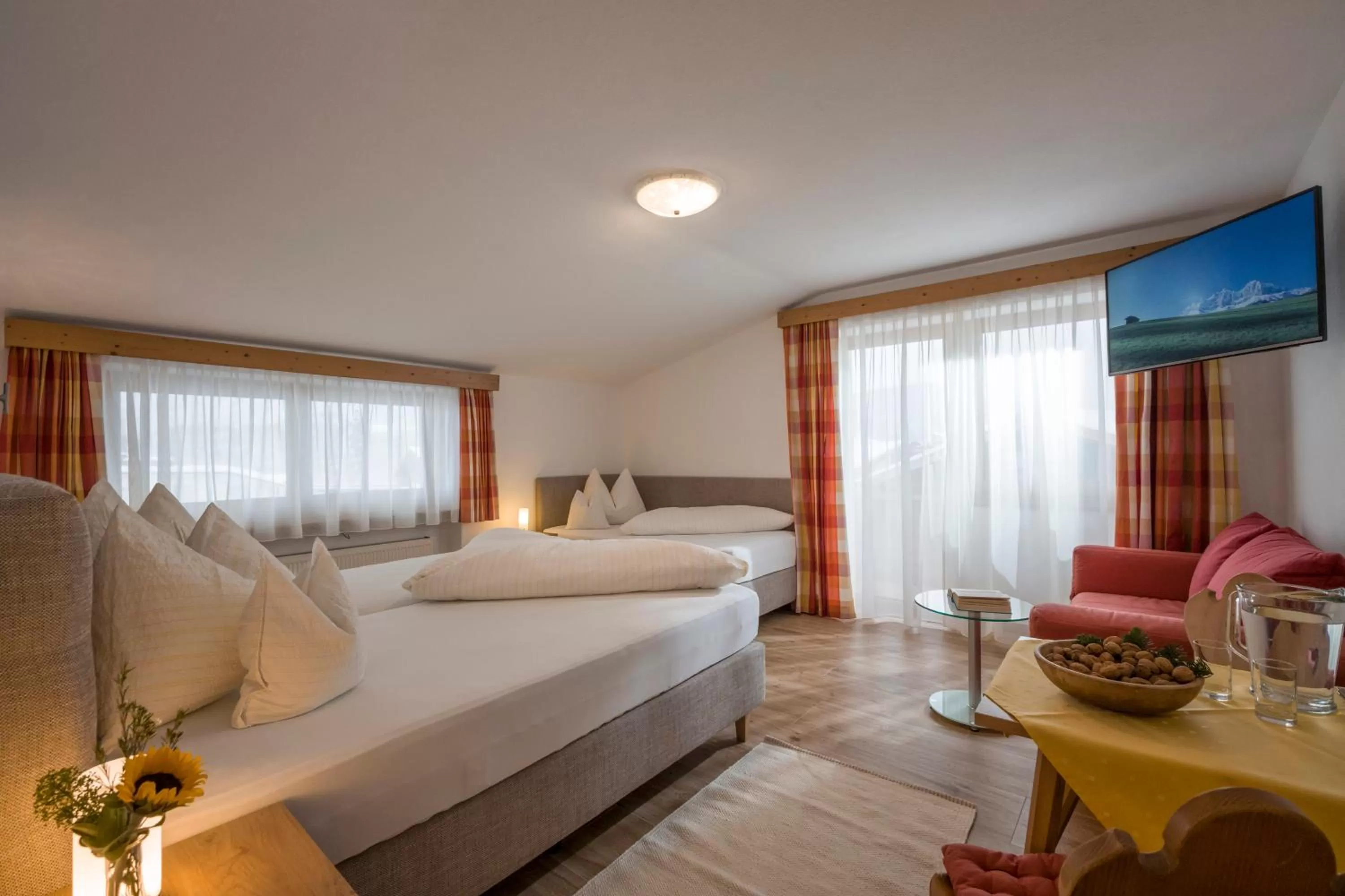 Bed in Hotel Theresia Garni