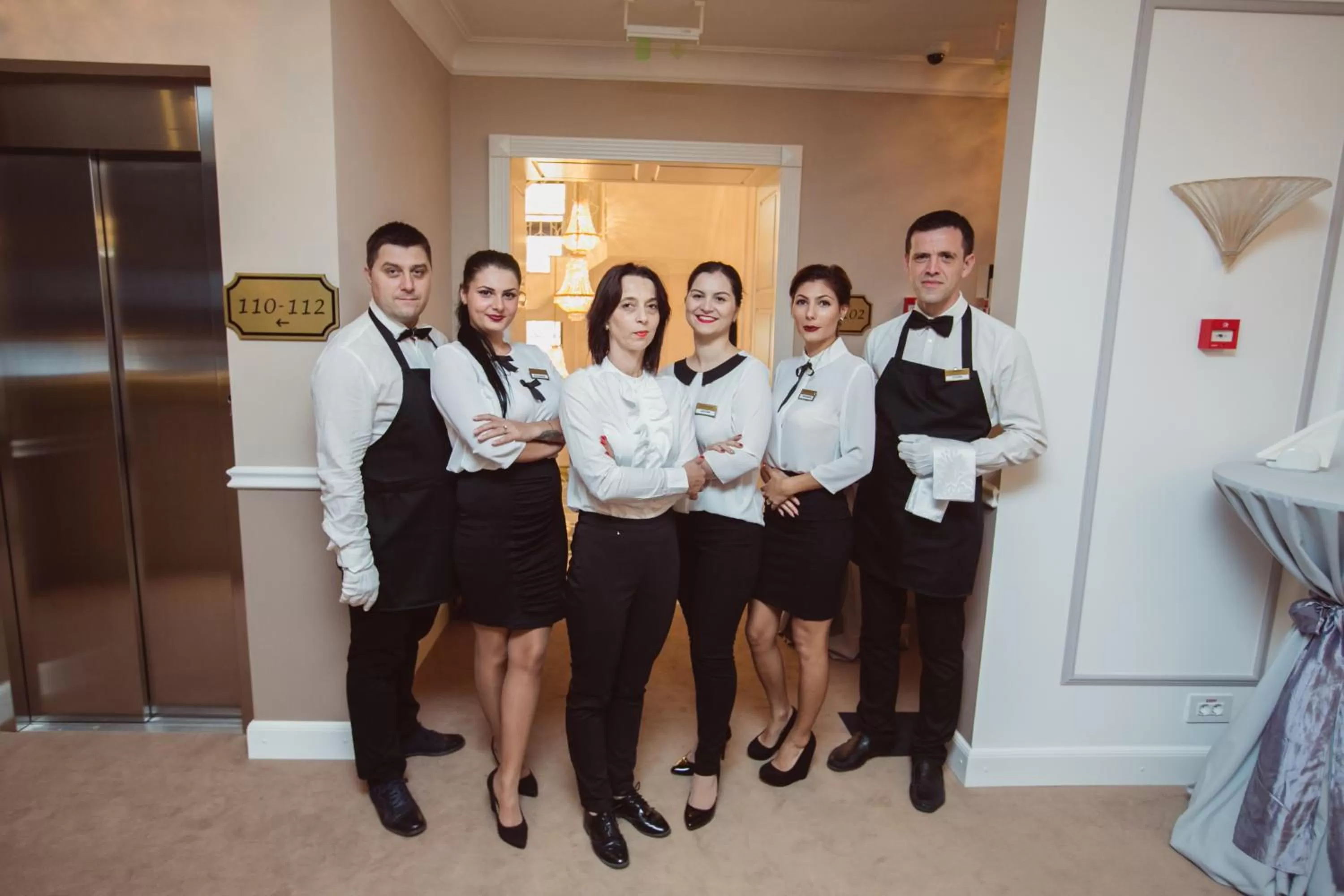 Staff in Hotel Splendid 1900