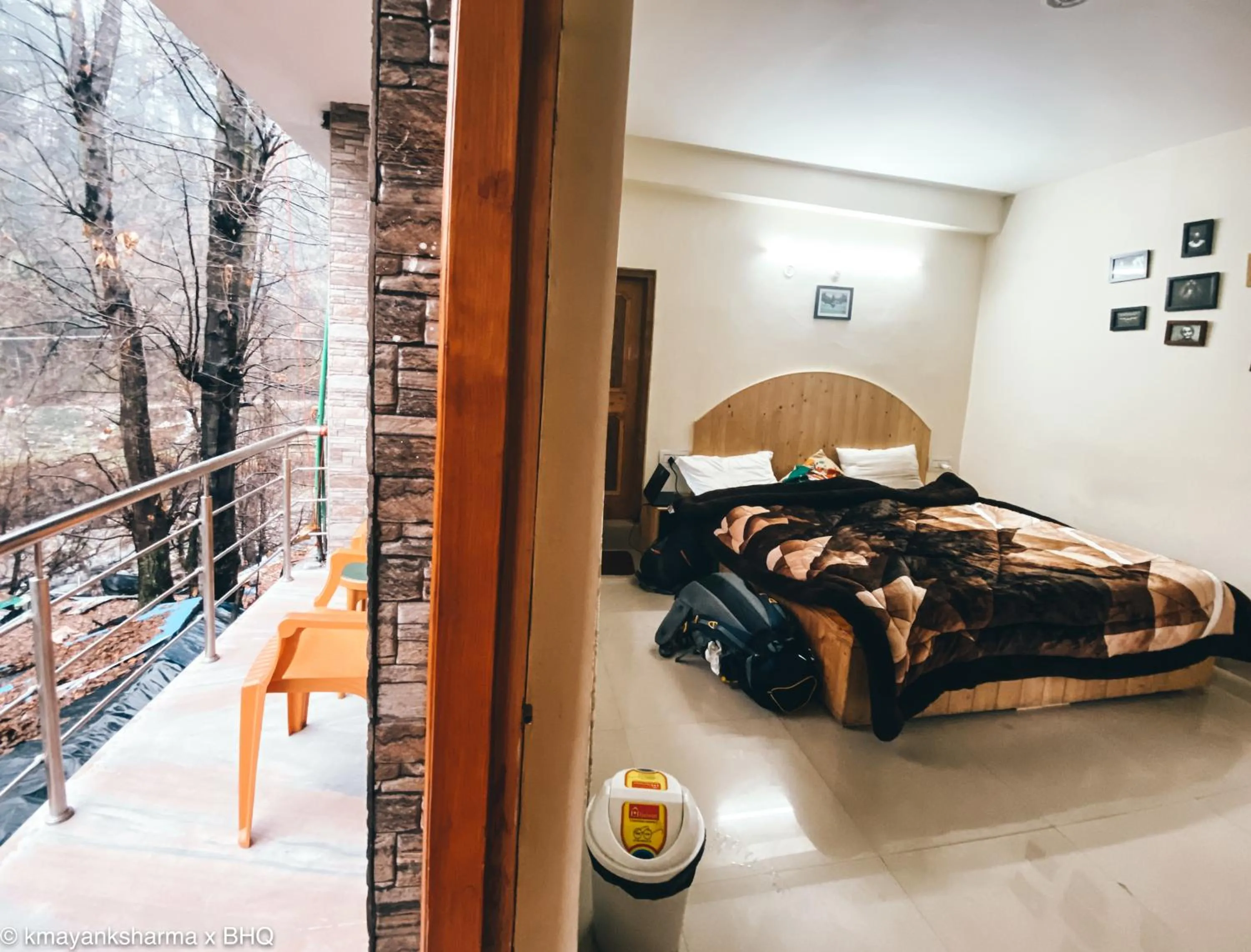 Bed in Backpackers Headquarter Manali