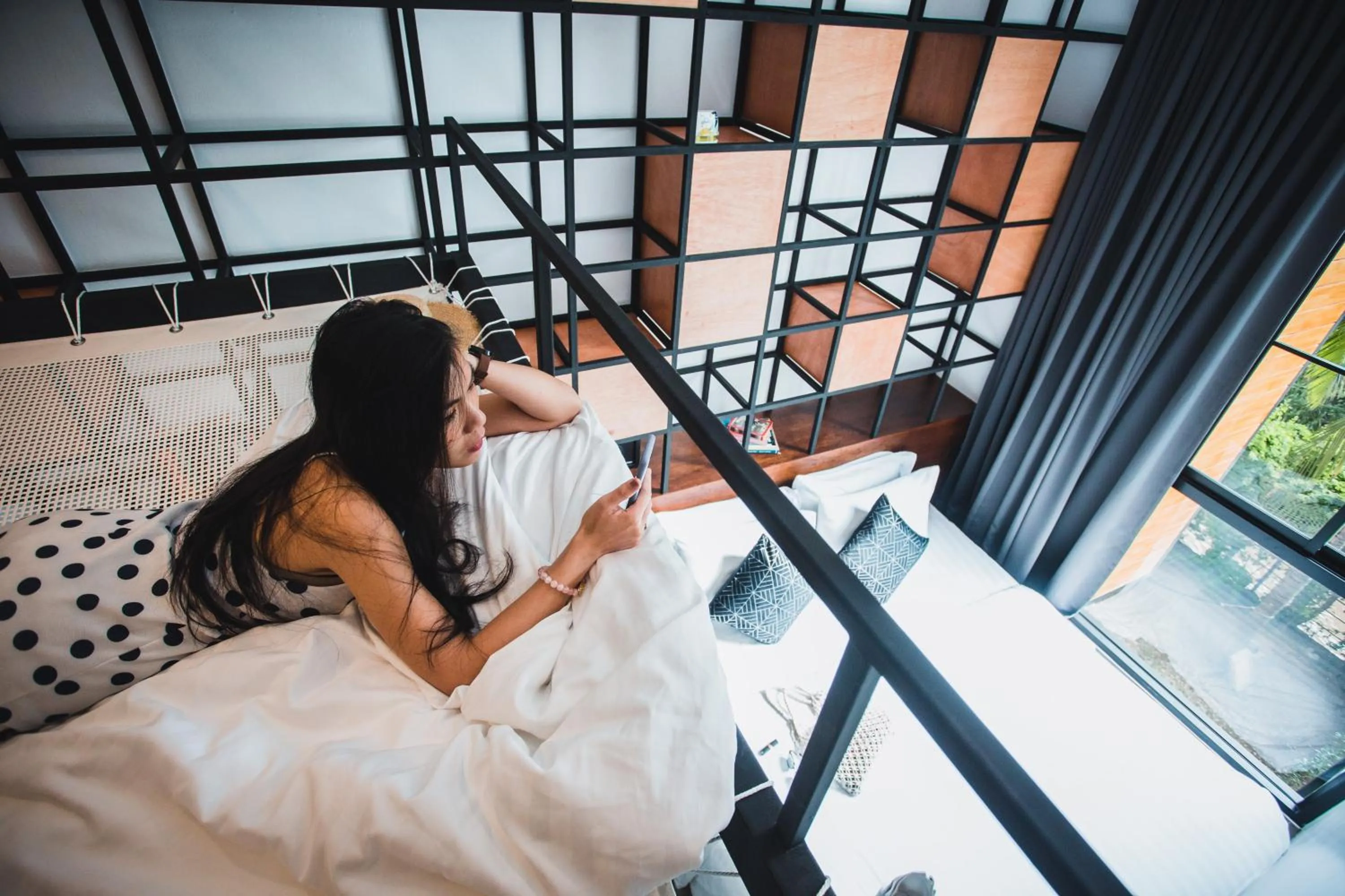 Decorative detail, Bed in Book a Bed Poshtel - SHA Plus