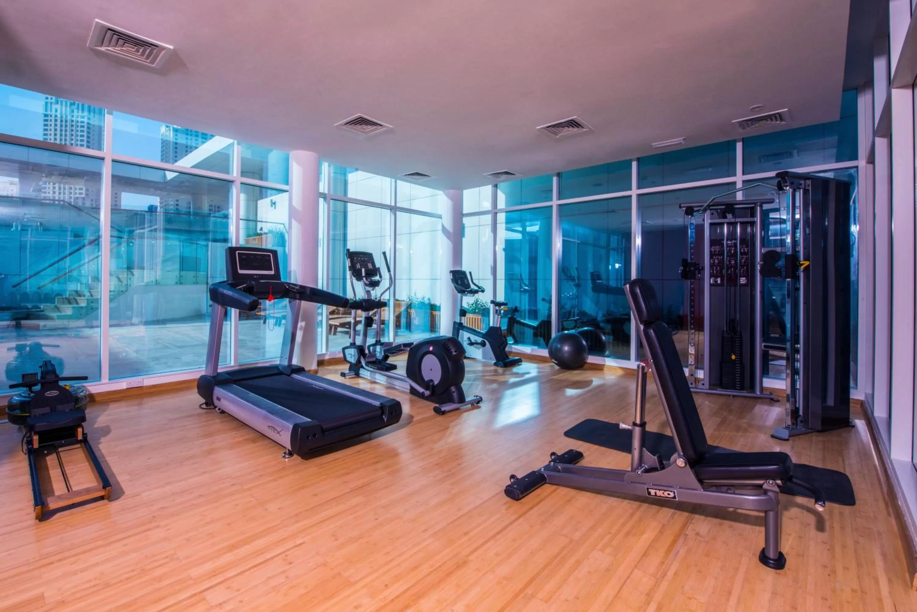 Fitness centre/facilities in Jannah Place Dubai Marina