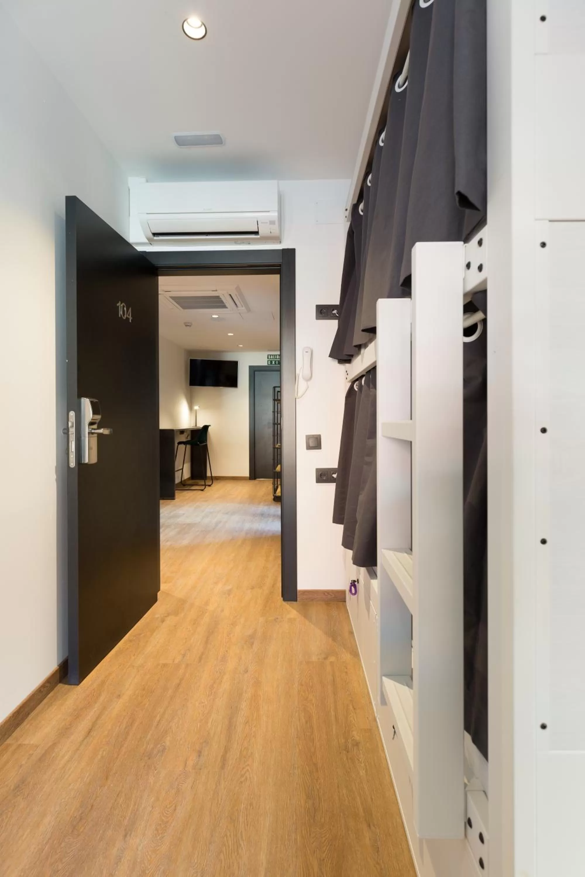 bunk bed in Airhostel Barcelona Airport 24h