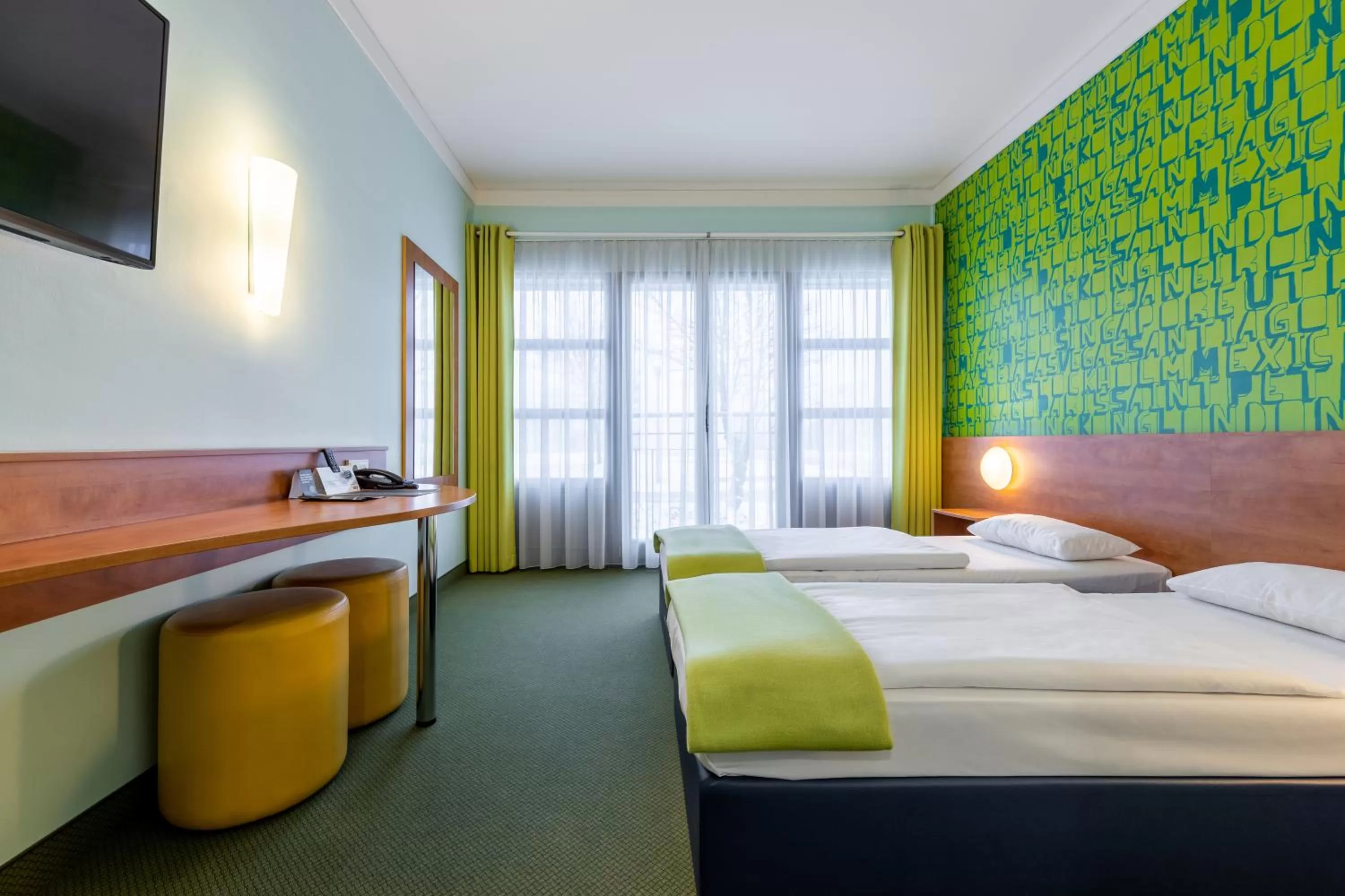 Bed in Hotel Fränkische Schweiz-Pegnitz