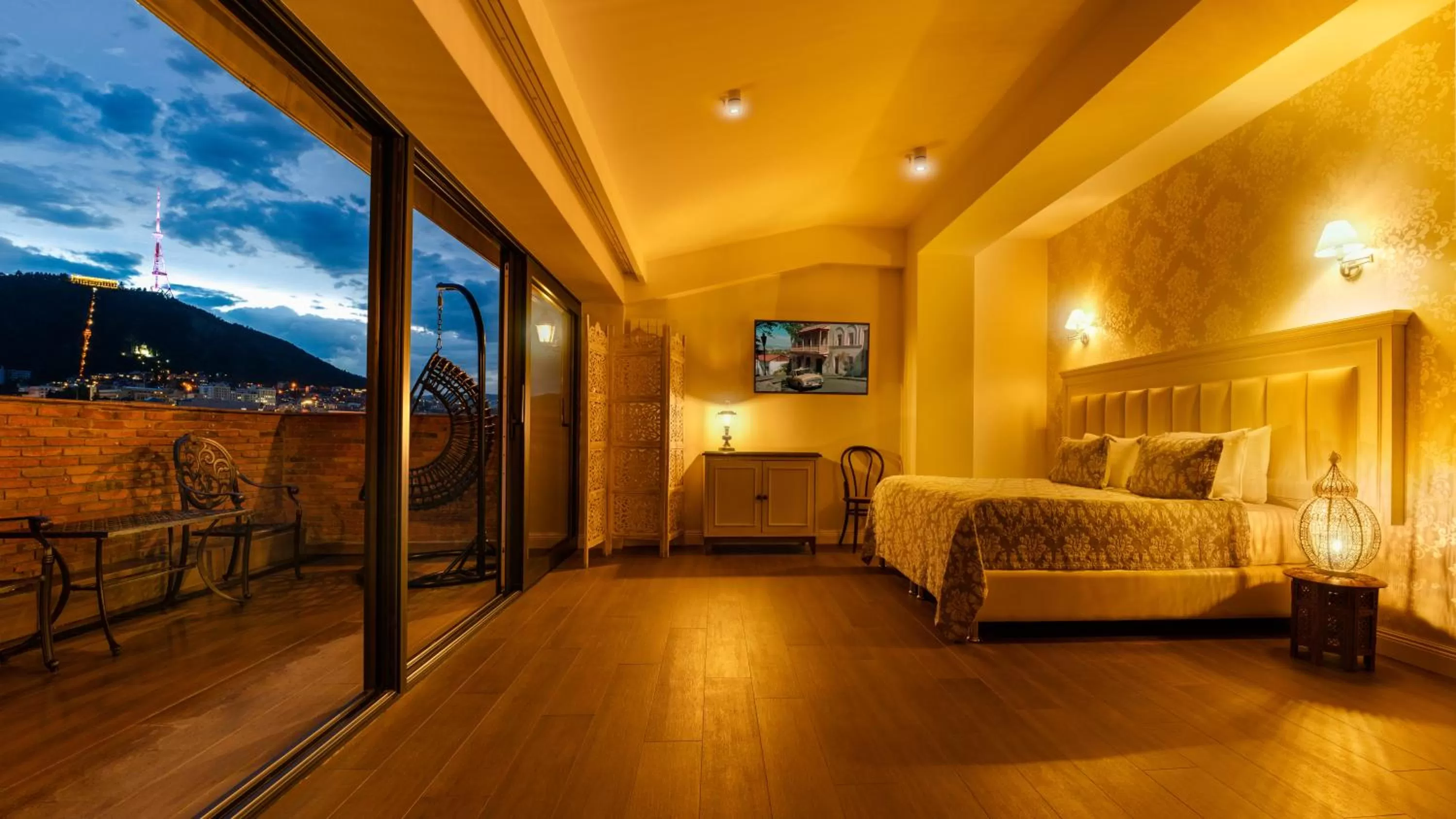 Bed in Hotel Passport Tbilisi