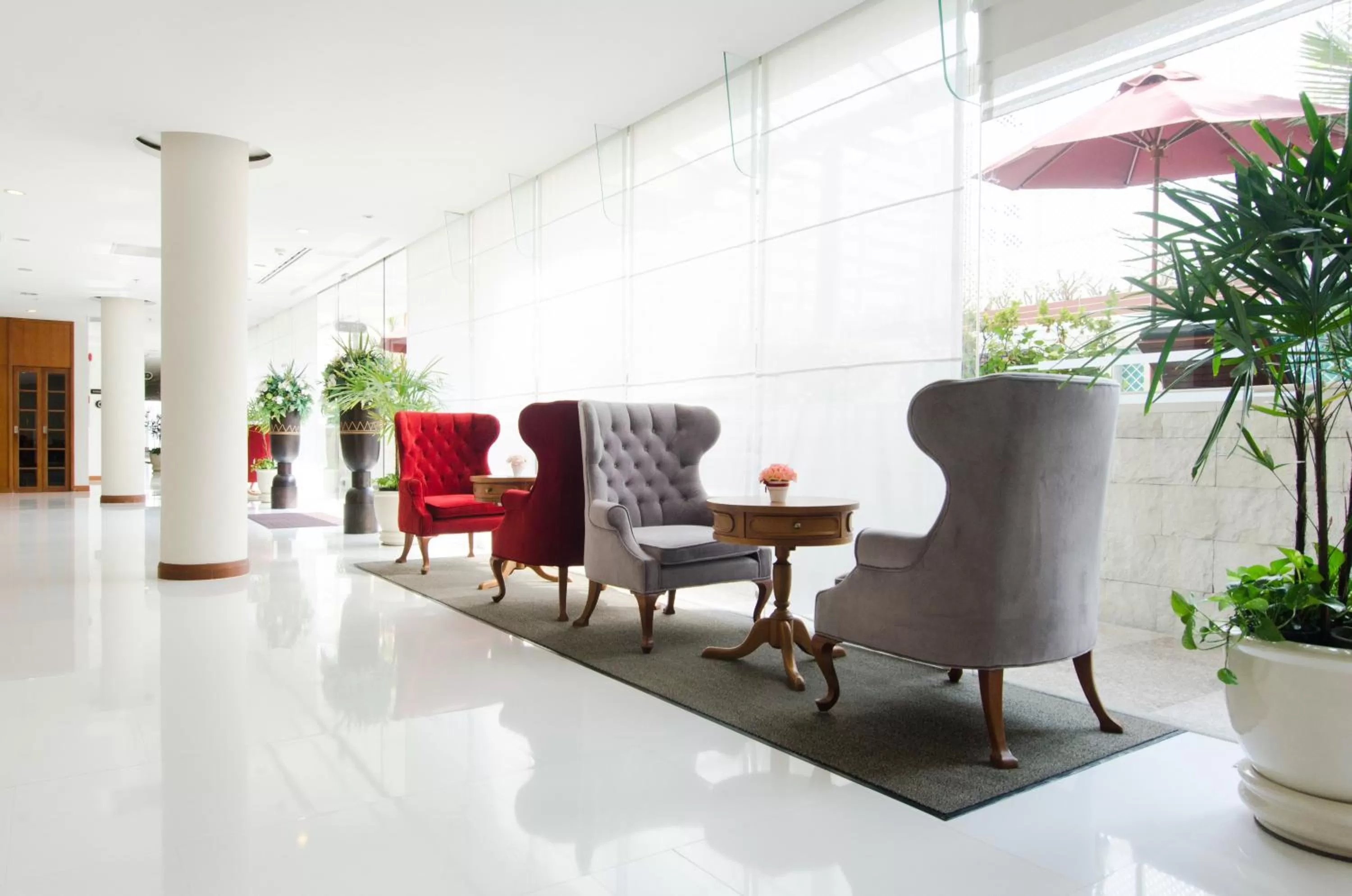 Lobby or reception in AT EASE saladaeng by AETAS