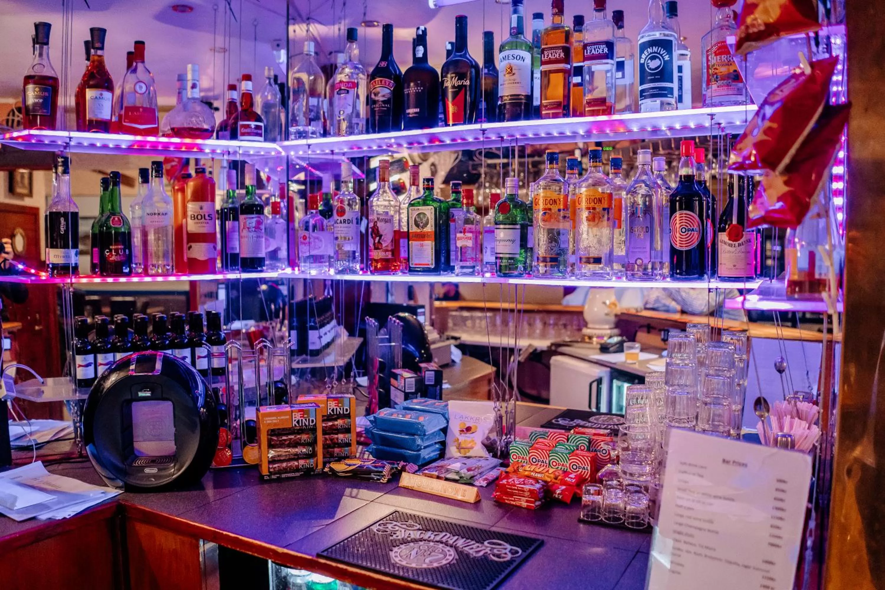 Lounge or bar in Hotel Laxnes