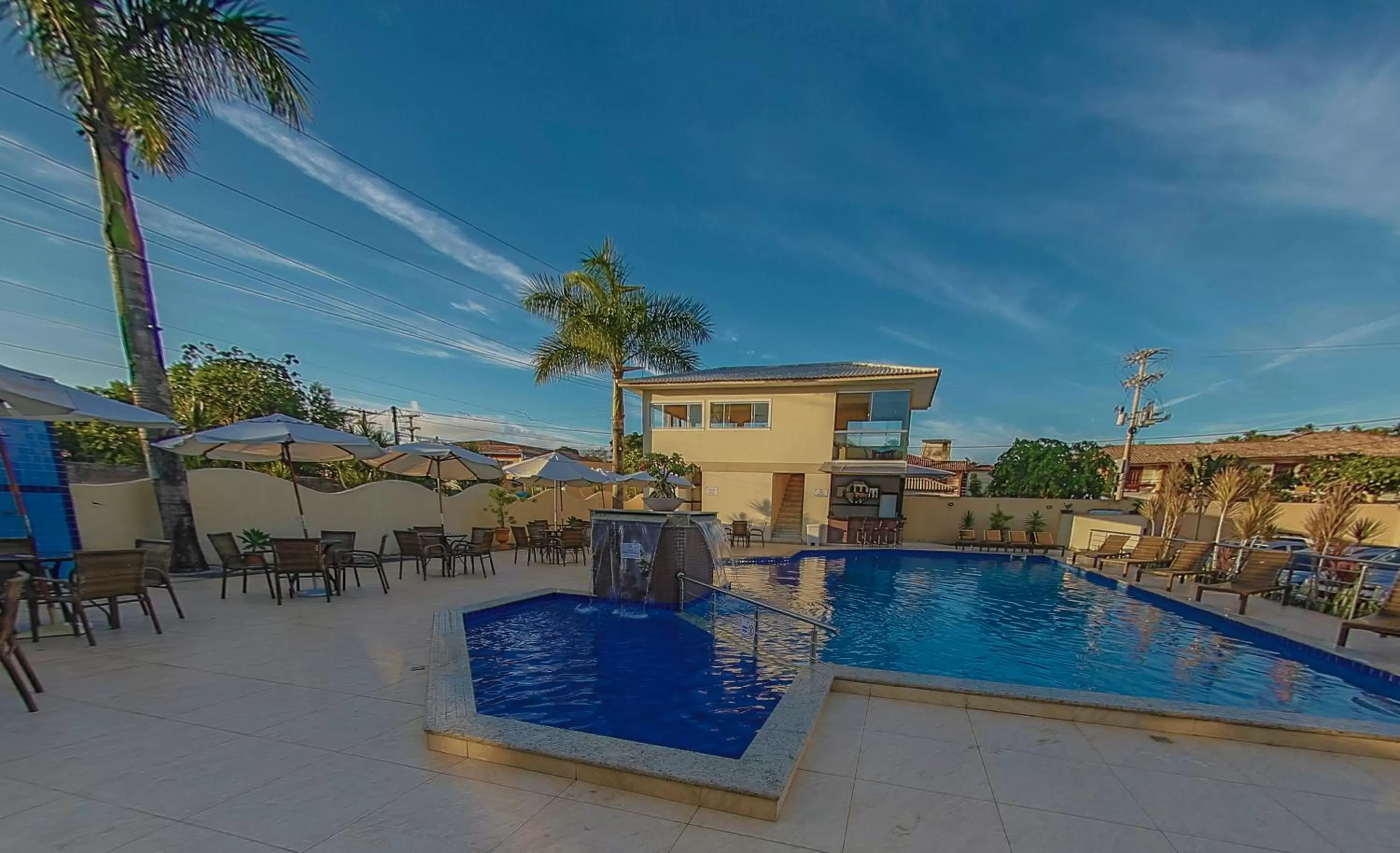 Pool view in Pontal Praia Hotel