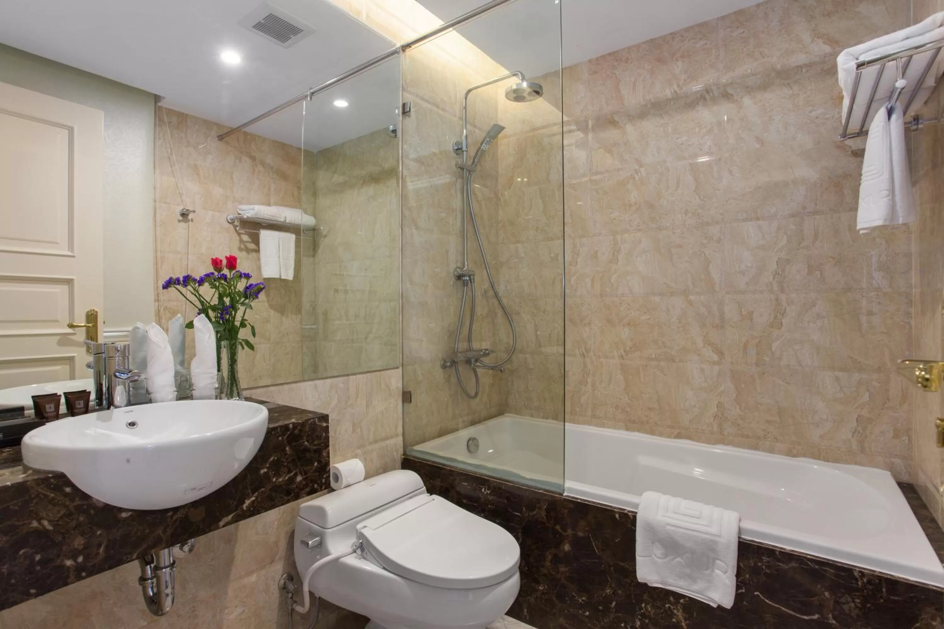 Bathroom in Luxury Old Quarter Hotel & Gym