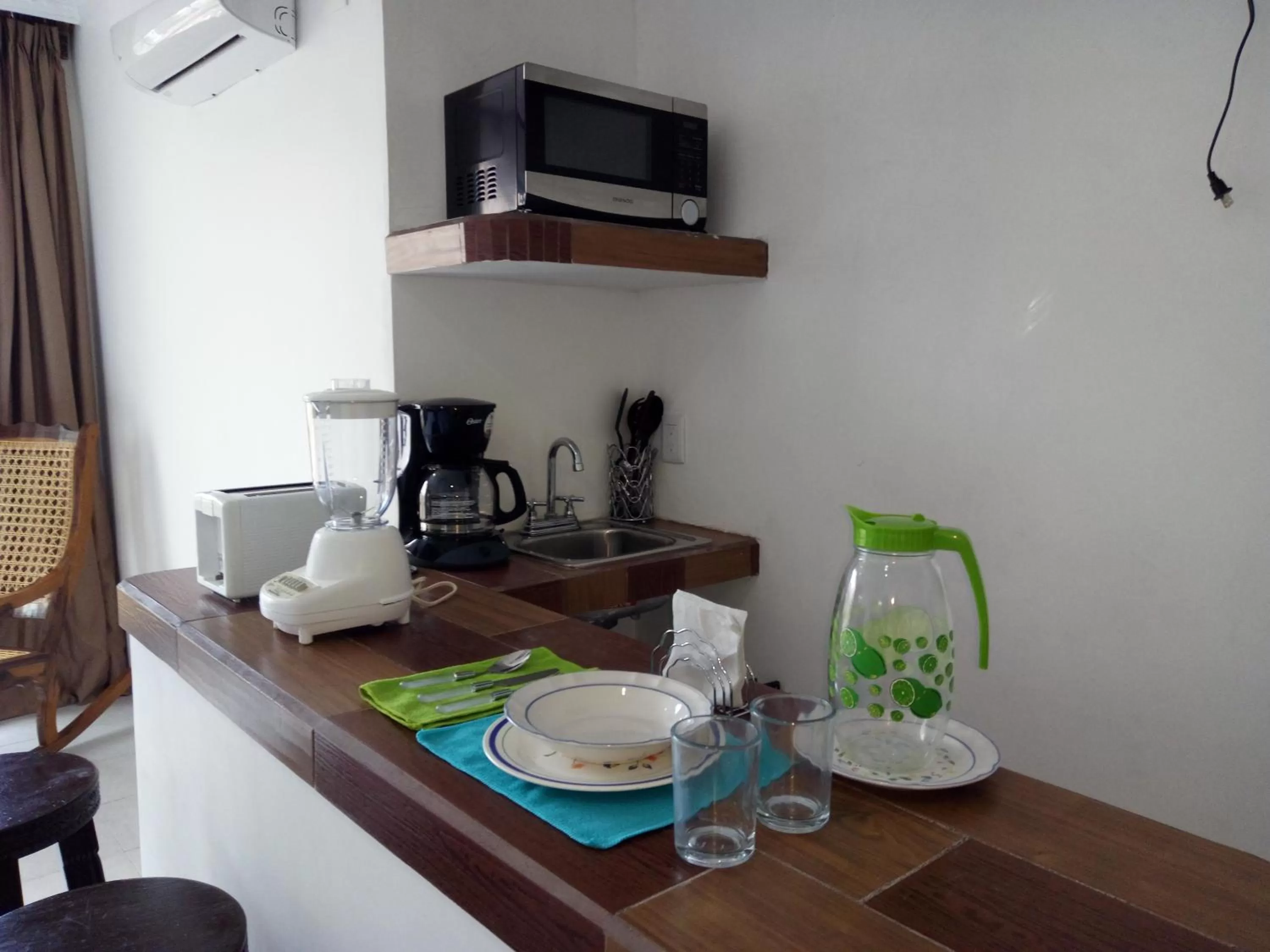 Kitchen or kitchenette in Hotel Mary Carmen