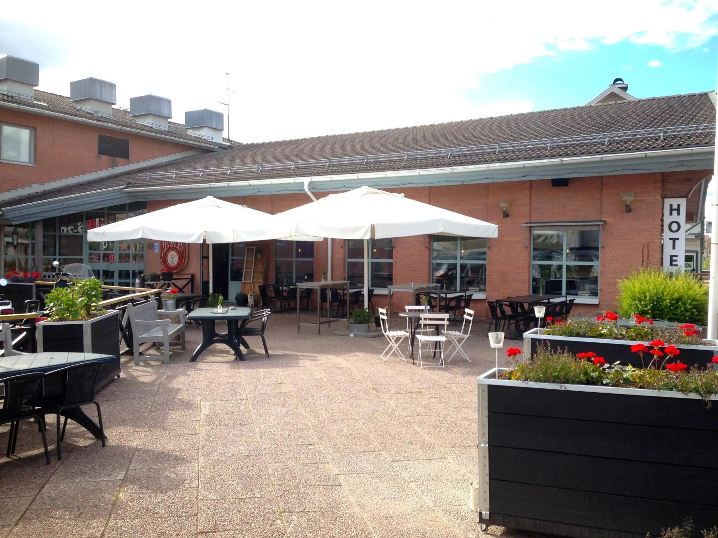 Patio in Hotell Älvdalen