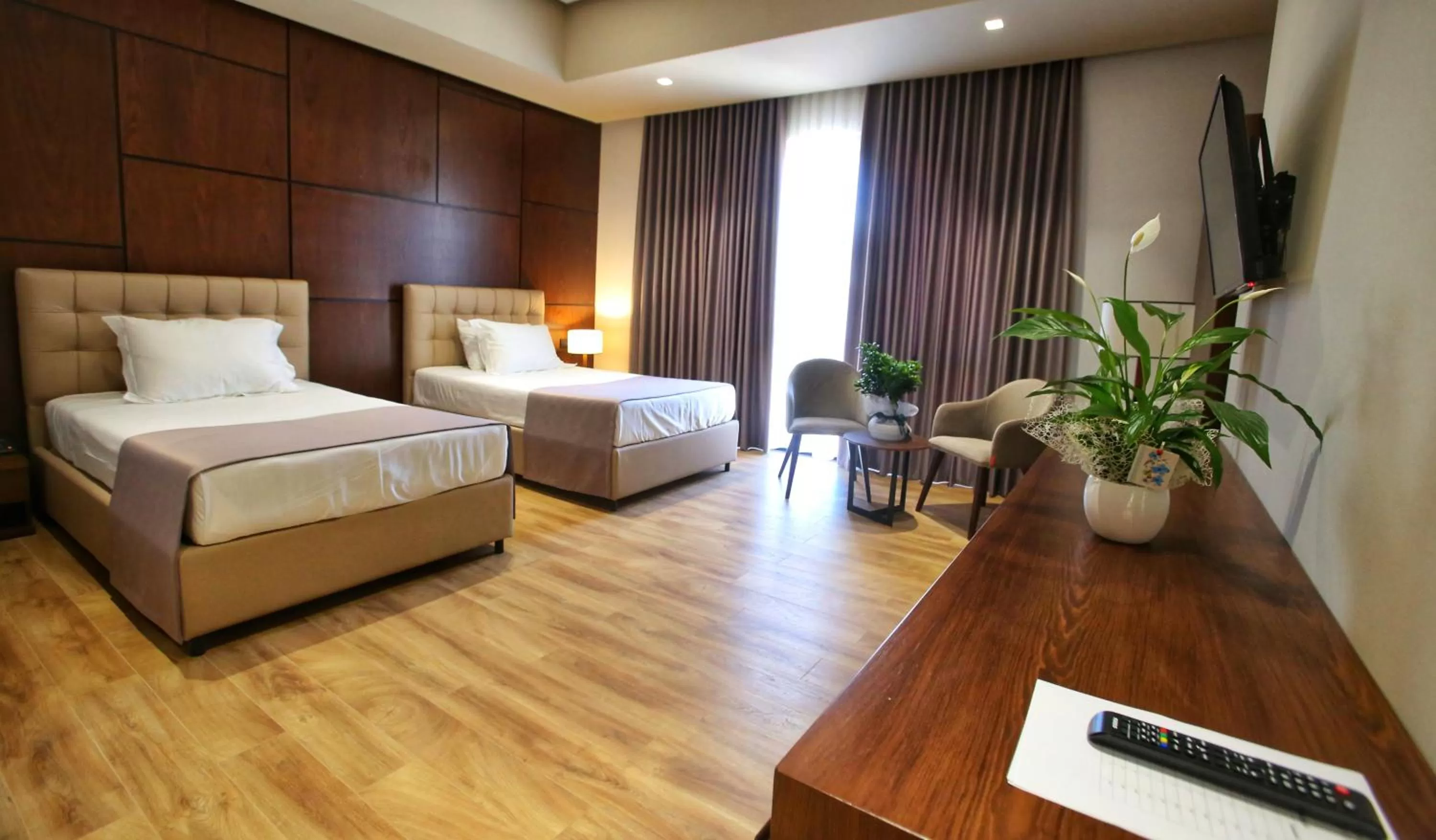 Photo of the whole room, Bed in Portik Hotel