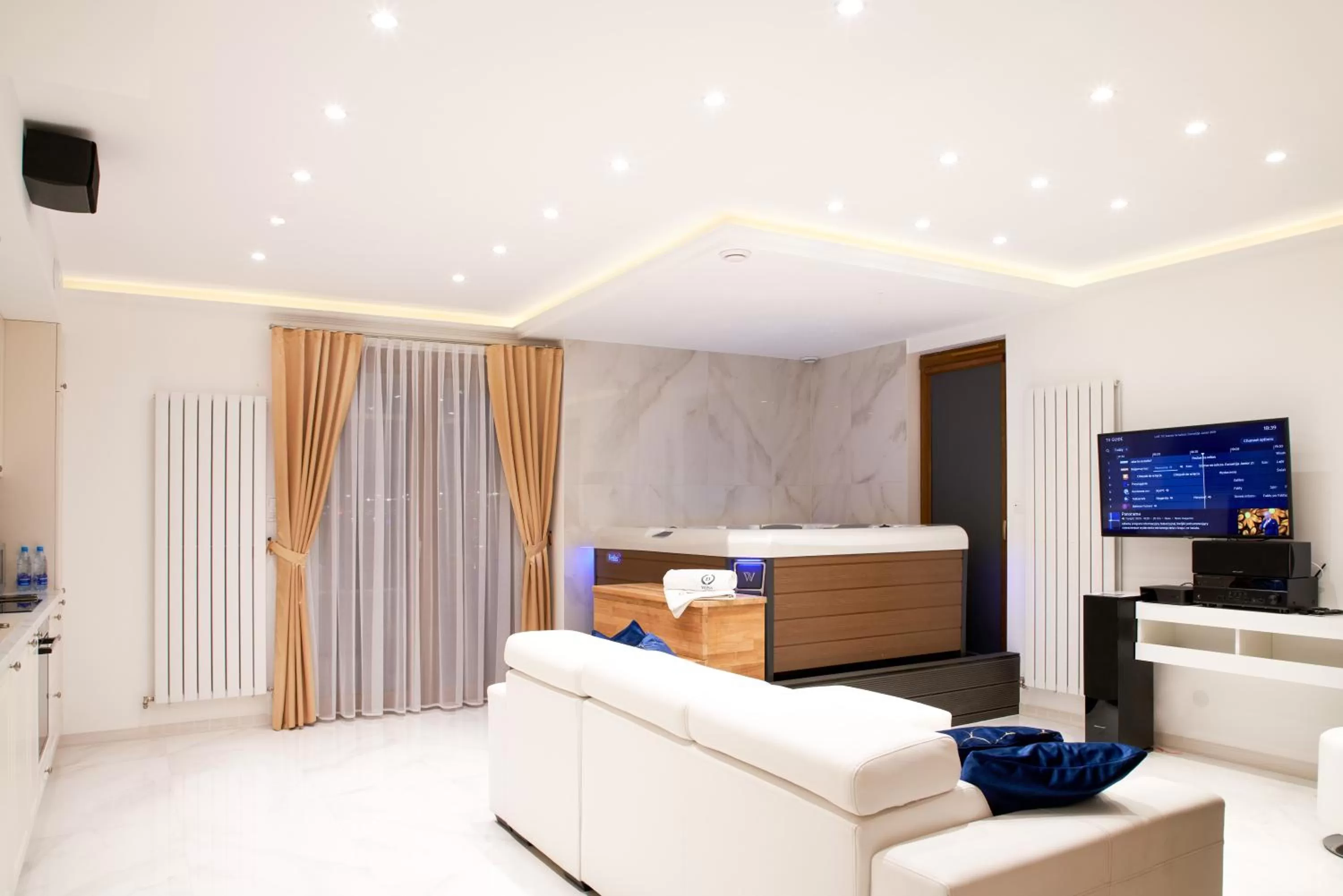 Living room in Jacuzzi SPA Prestige
