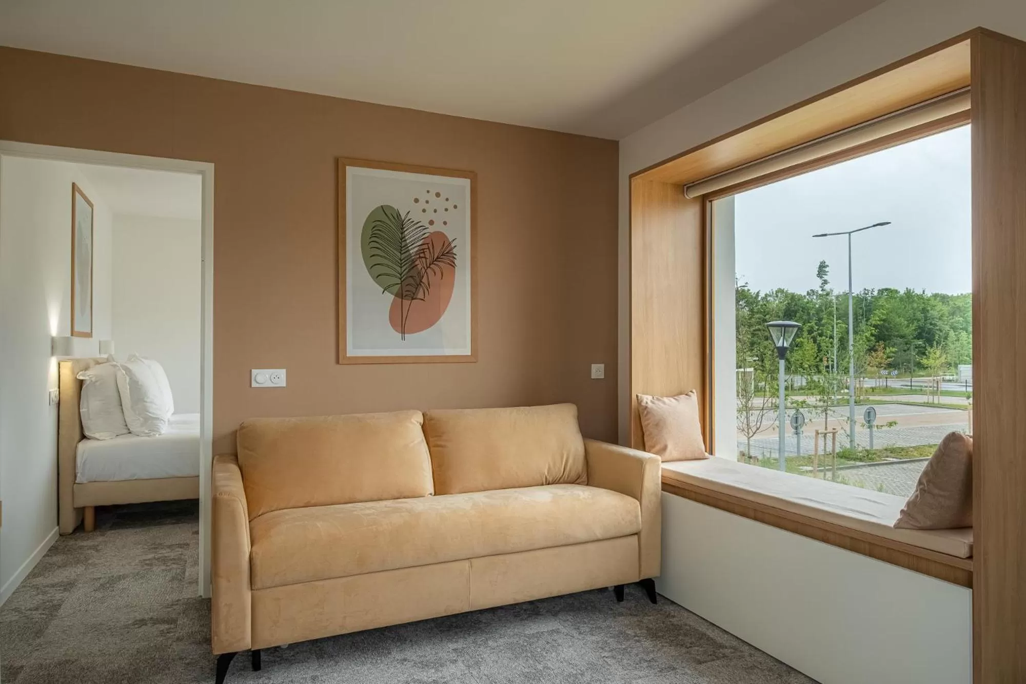 Bed in The Originals Boutique Hôtel Amiens Sud