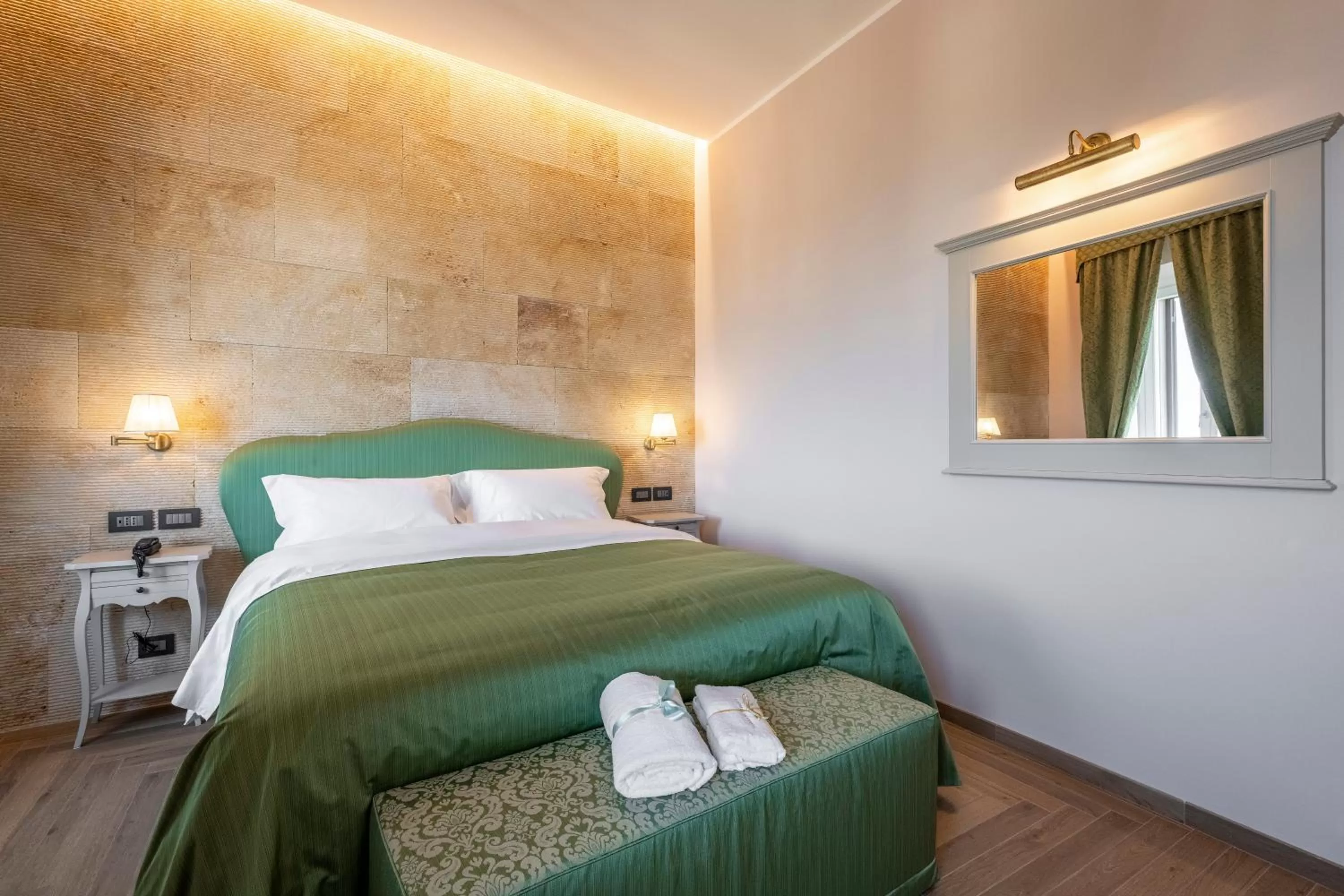 Bed in Palazzo del Mercante