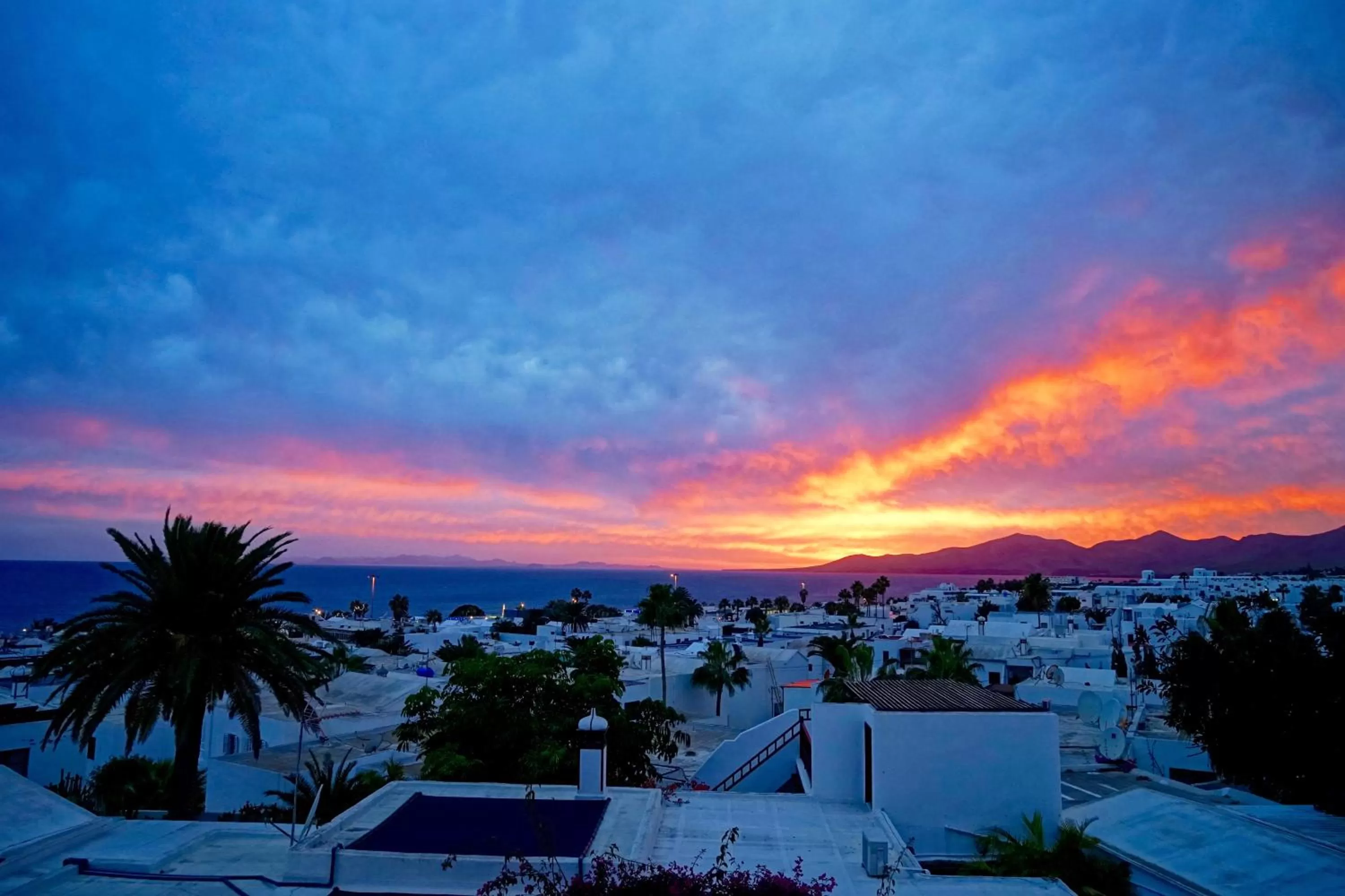 City view in Plaza Azul