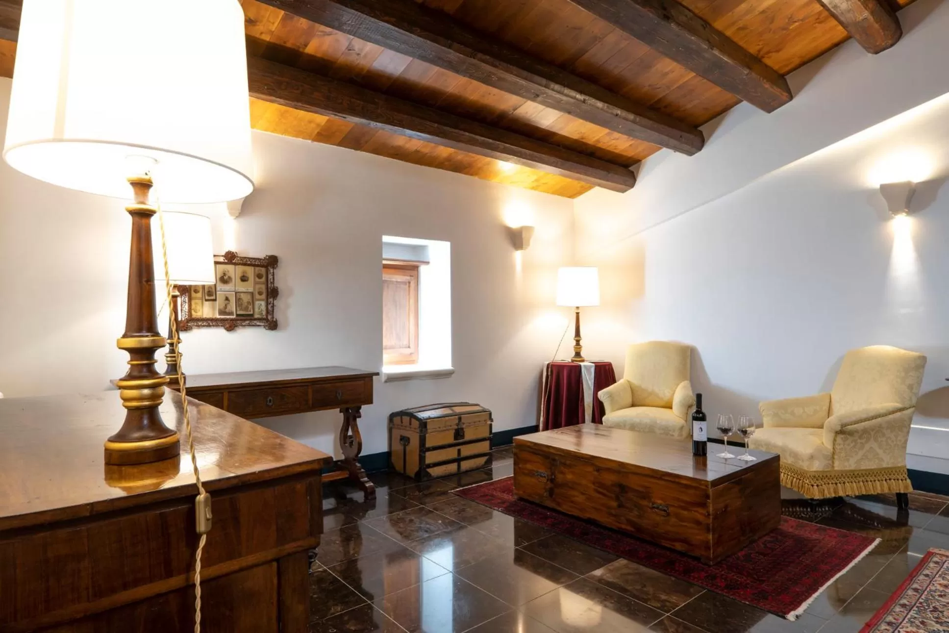 Living room in Eremo Della Giubiliana