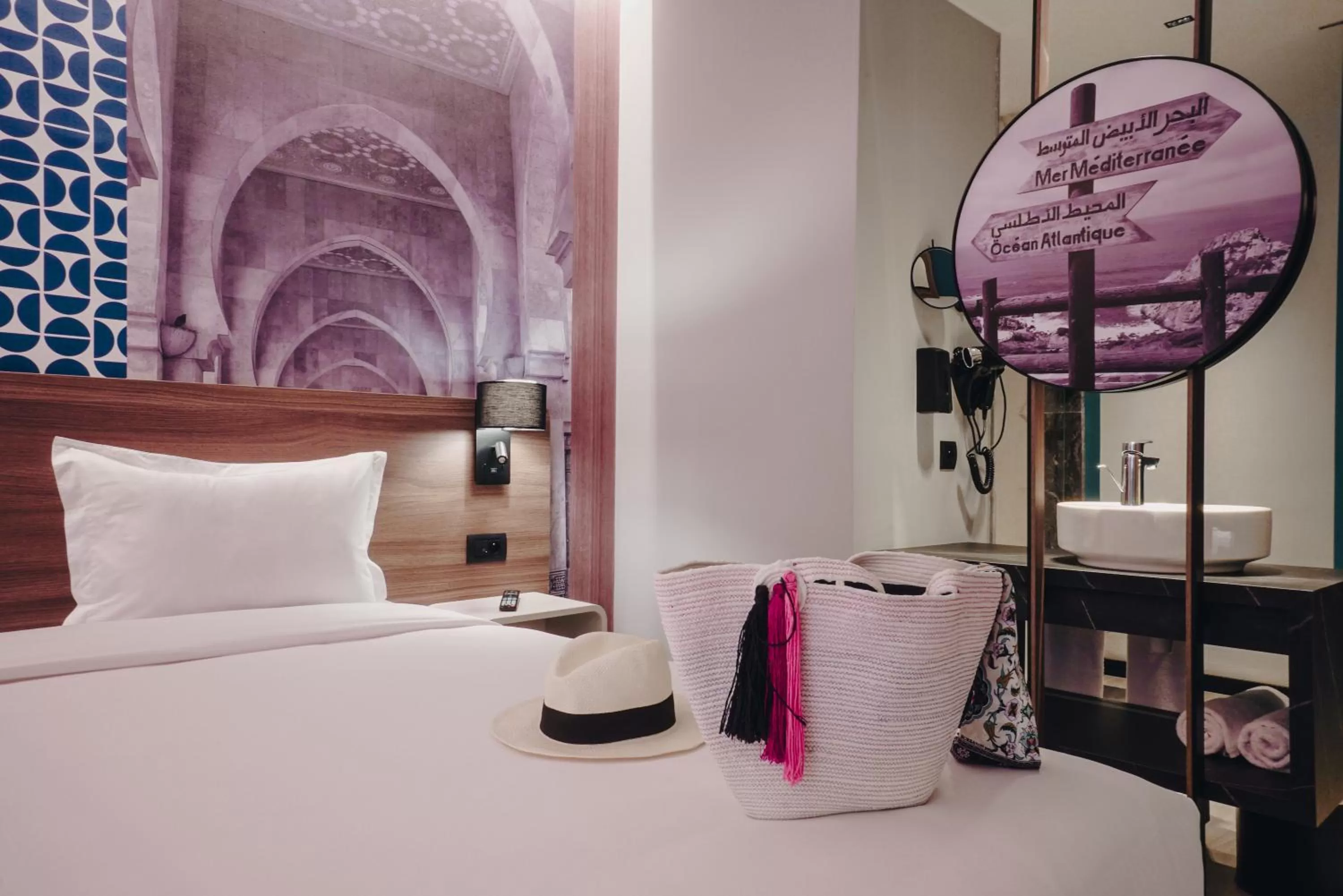 Bed in Dixil Garden Tanger Malabata