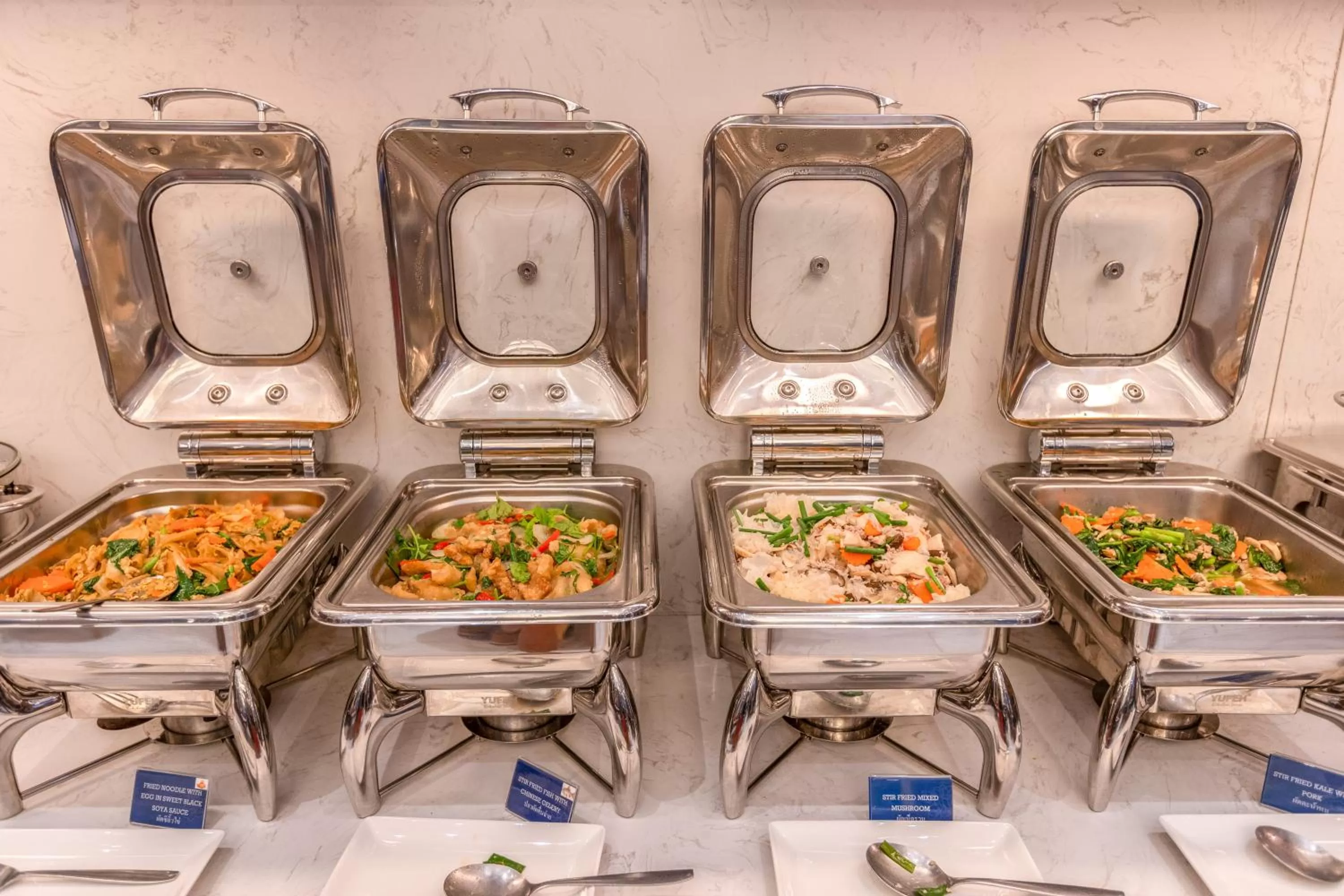 Buffet breakfast in Wintree City Resort Chiang Mai