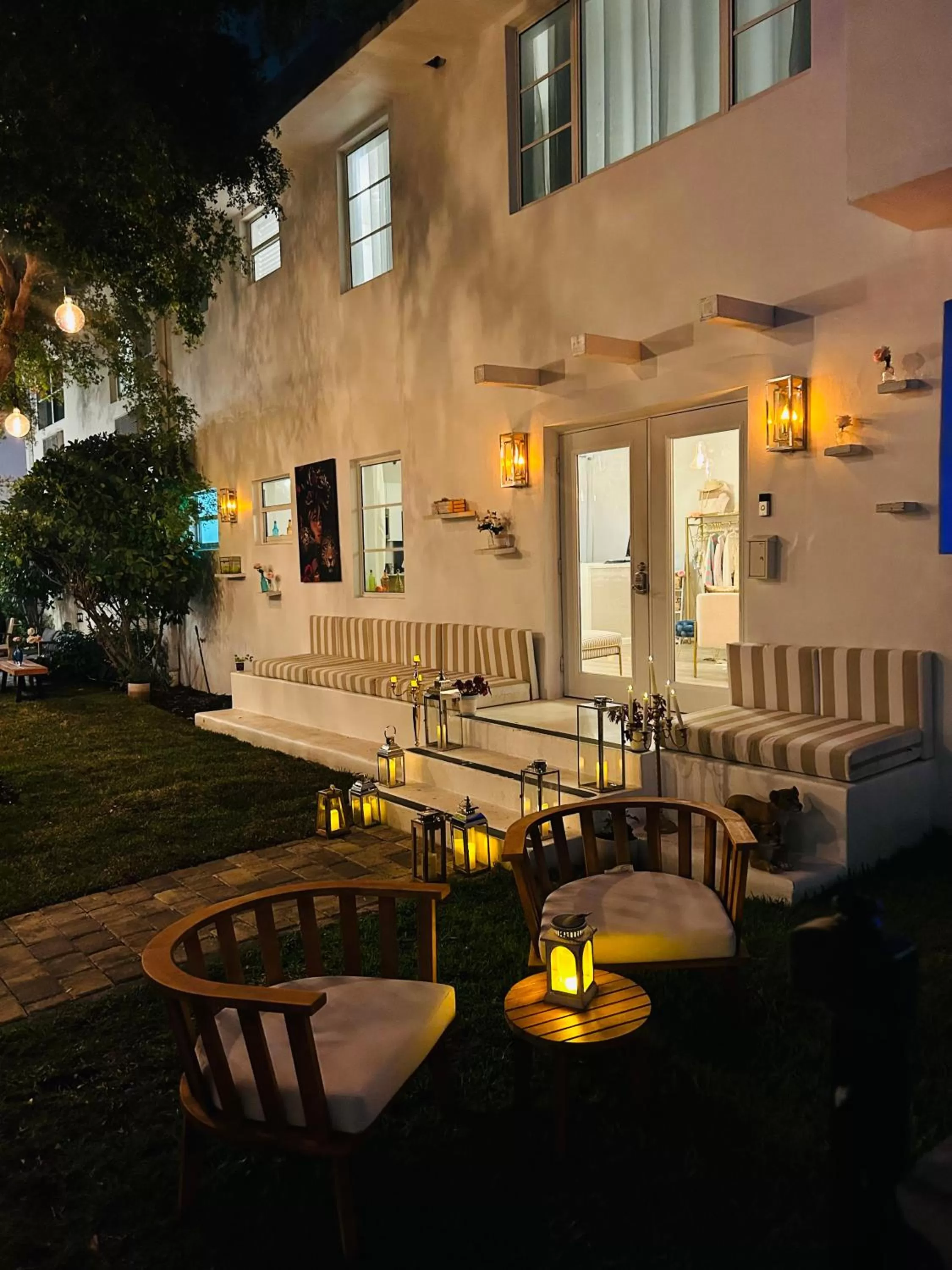 Property building in Aqua Hotel