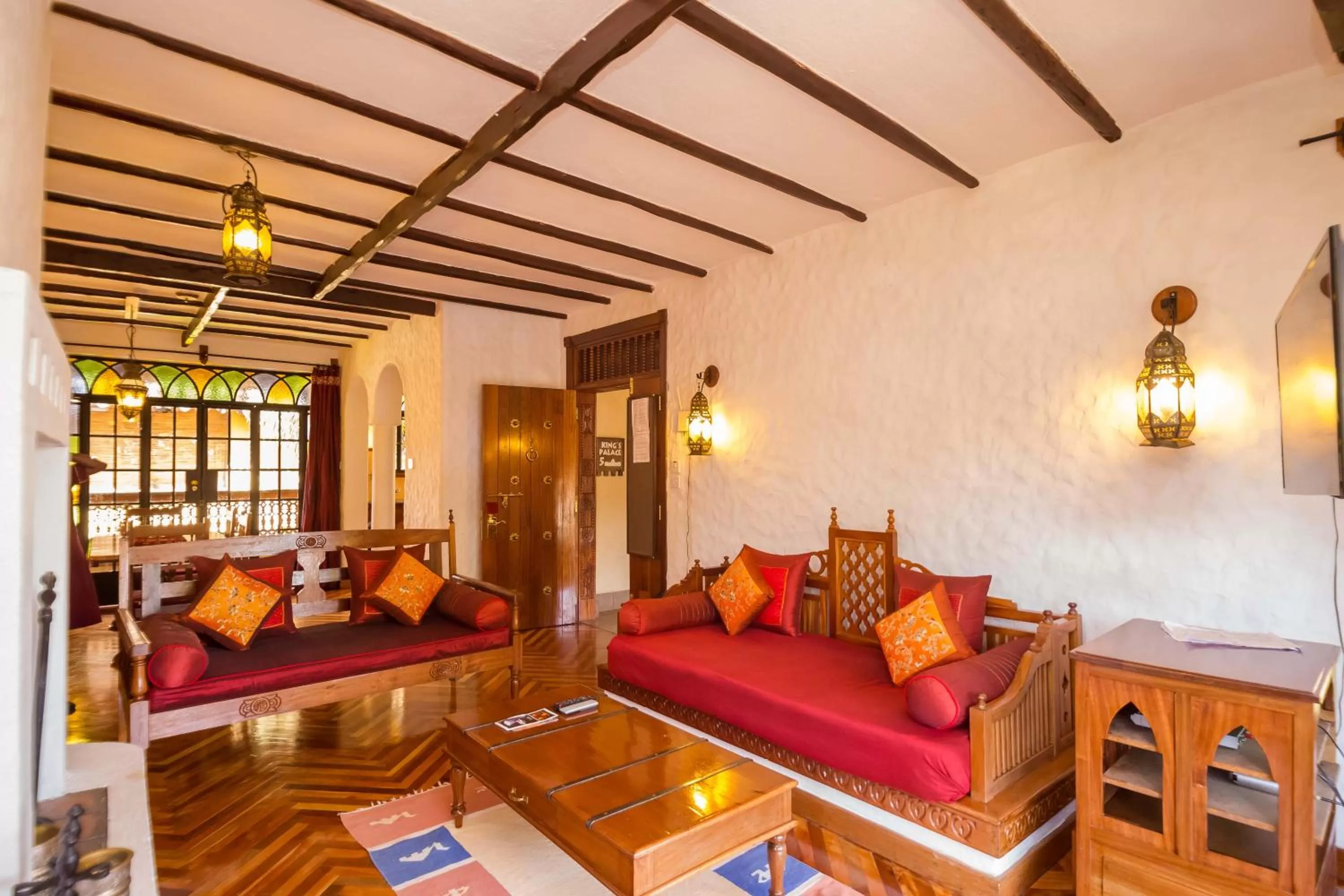 Living room in The King Post