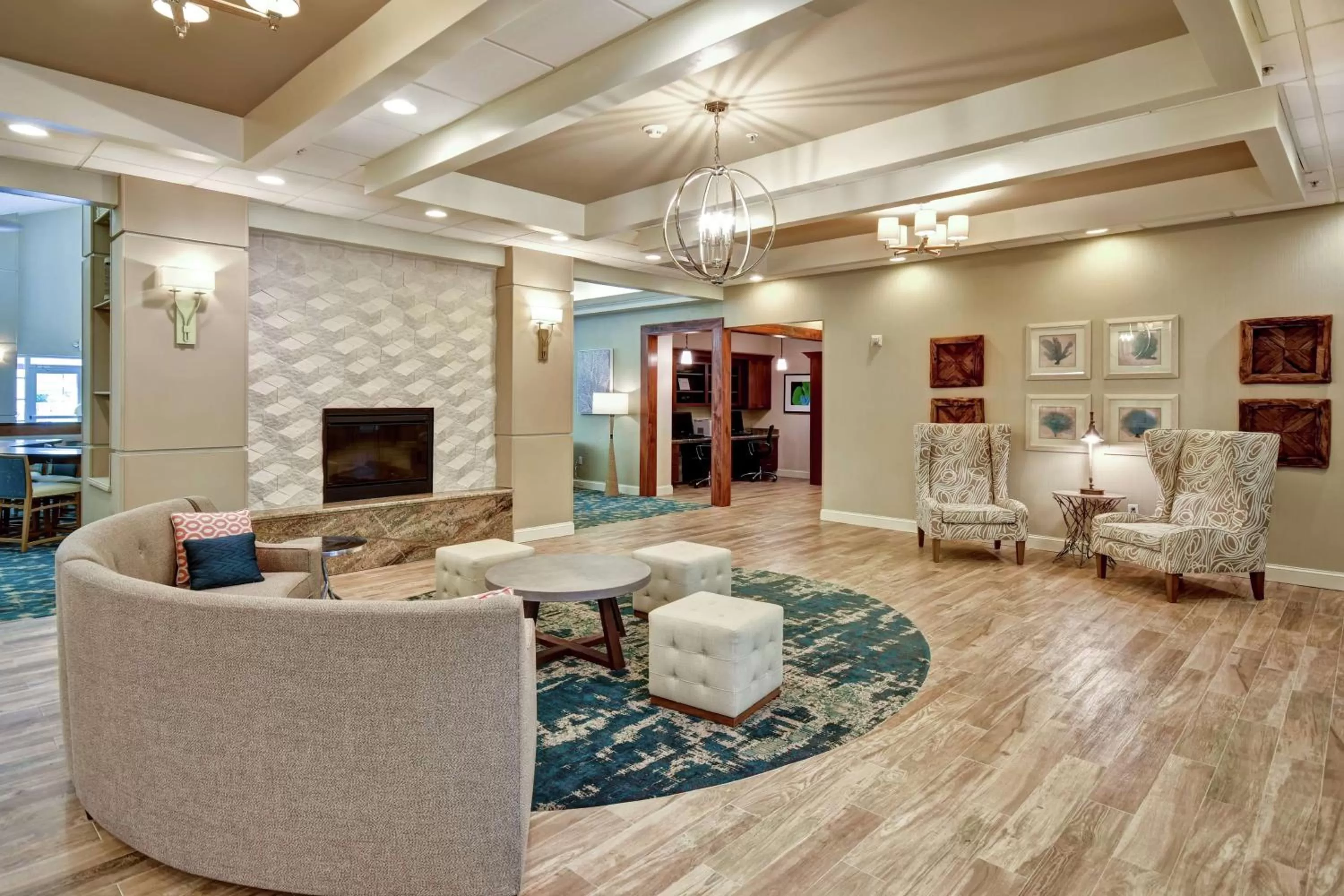 Lobby or reception in Homewood Suites by Hilton Tampa-Port Richey