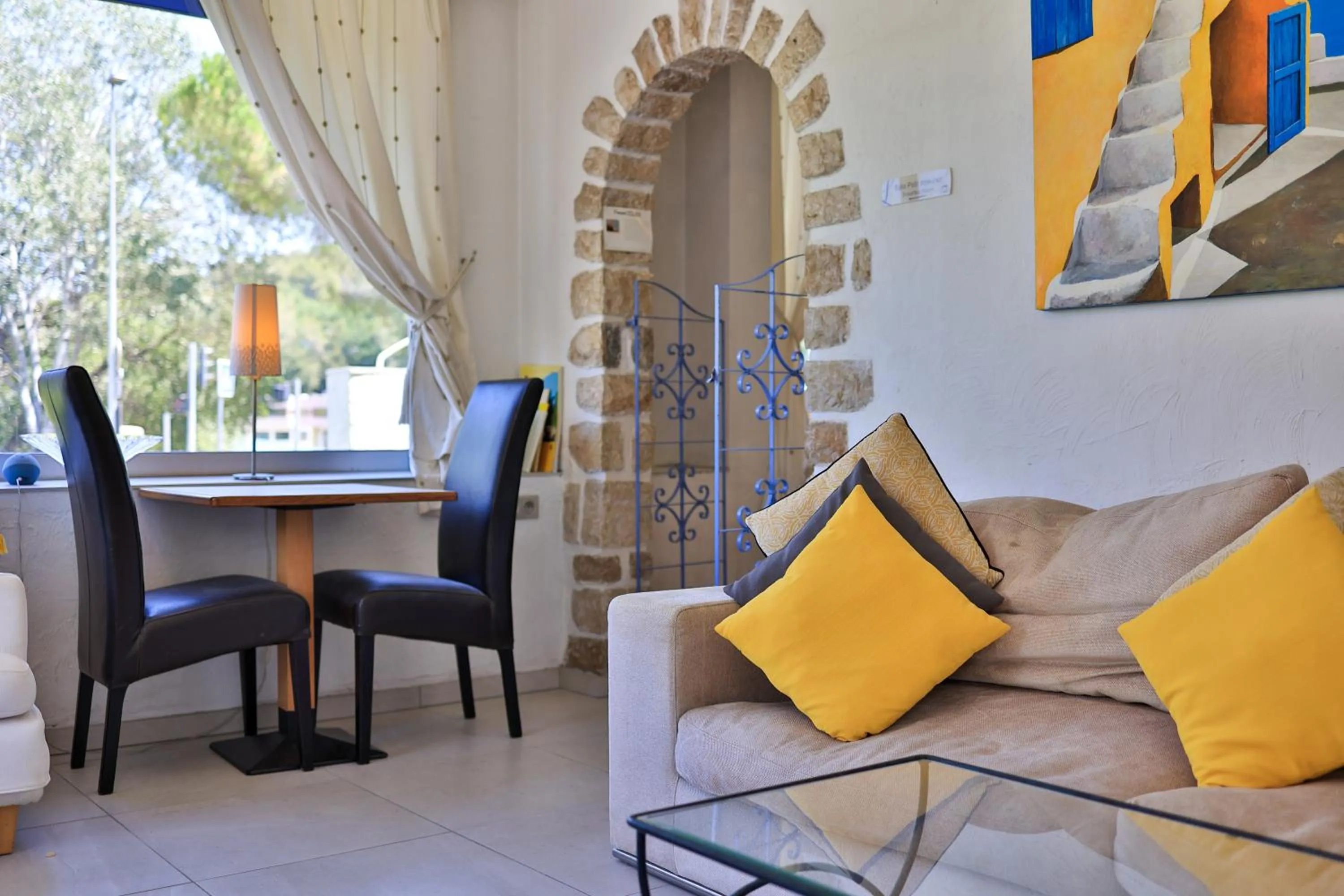 Living room in Hotel Cayrons Vence & St Paul de Vence