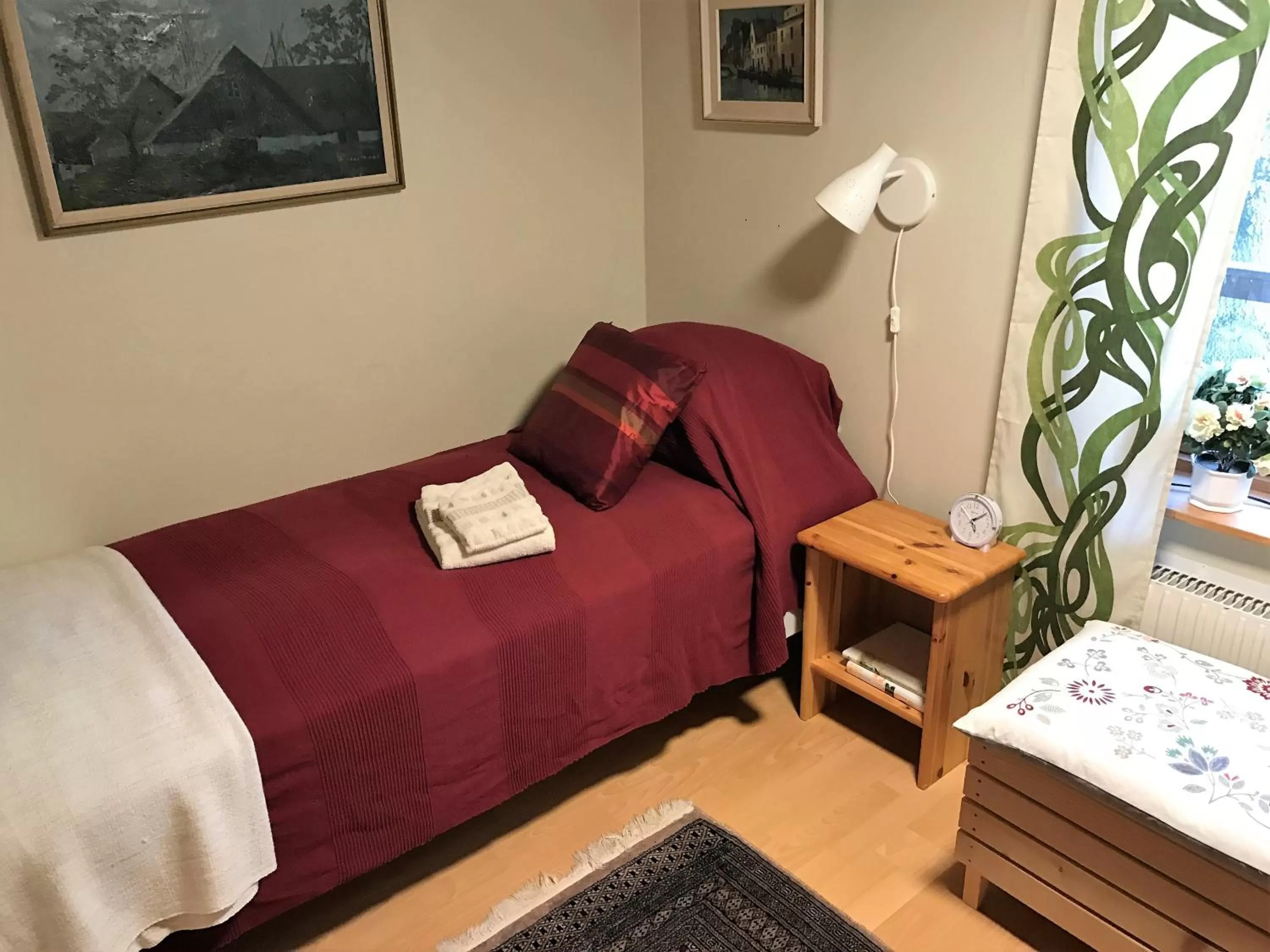 Bed in Mattisgården Bed & Breakfast