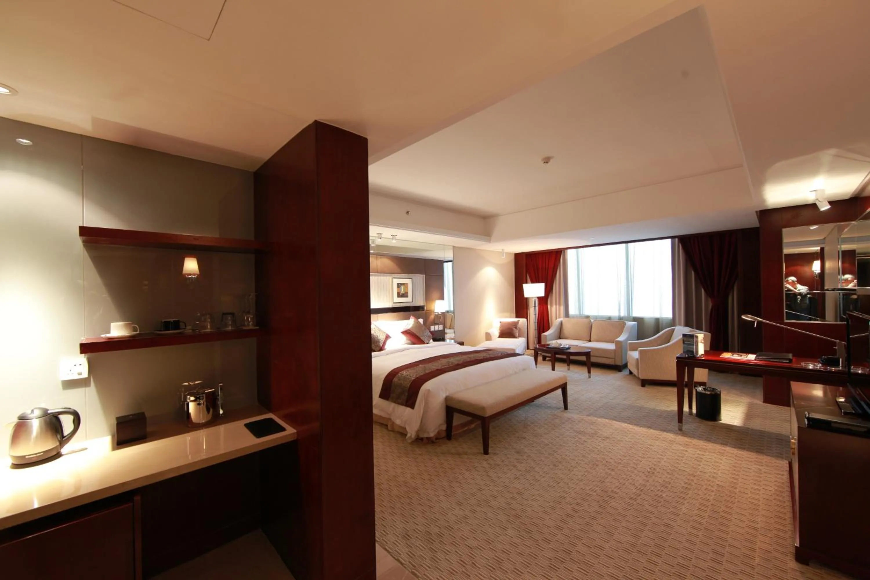 Photo of the whole room, Bed in Vision Hotel