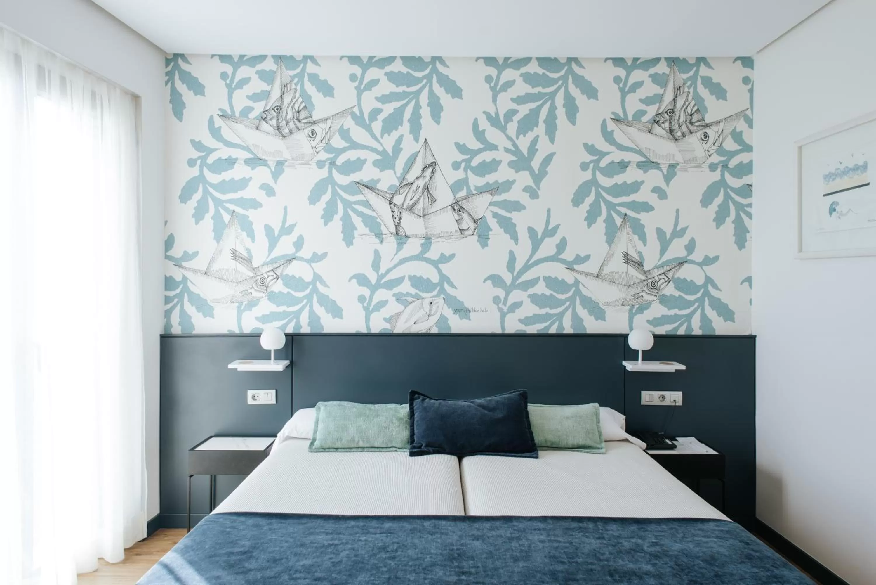 Bed in Hotel Neptuno Playa & Spa