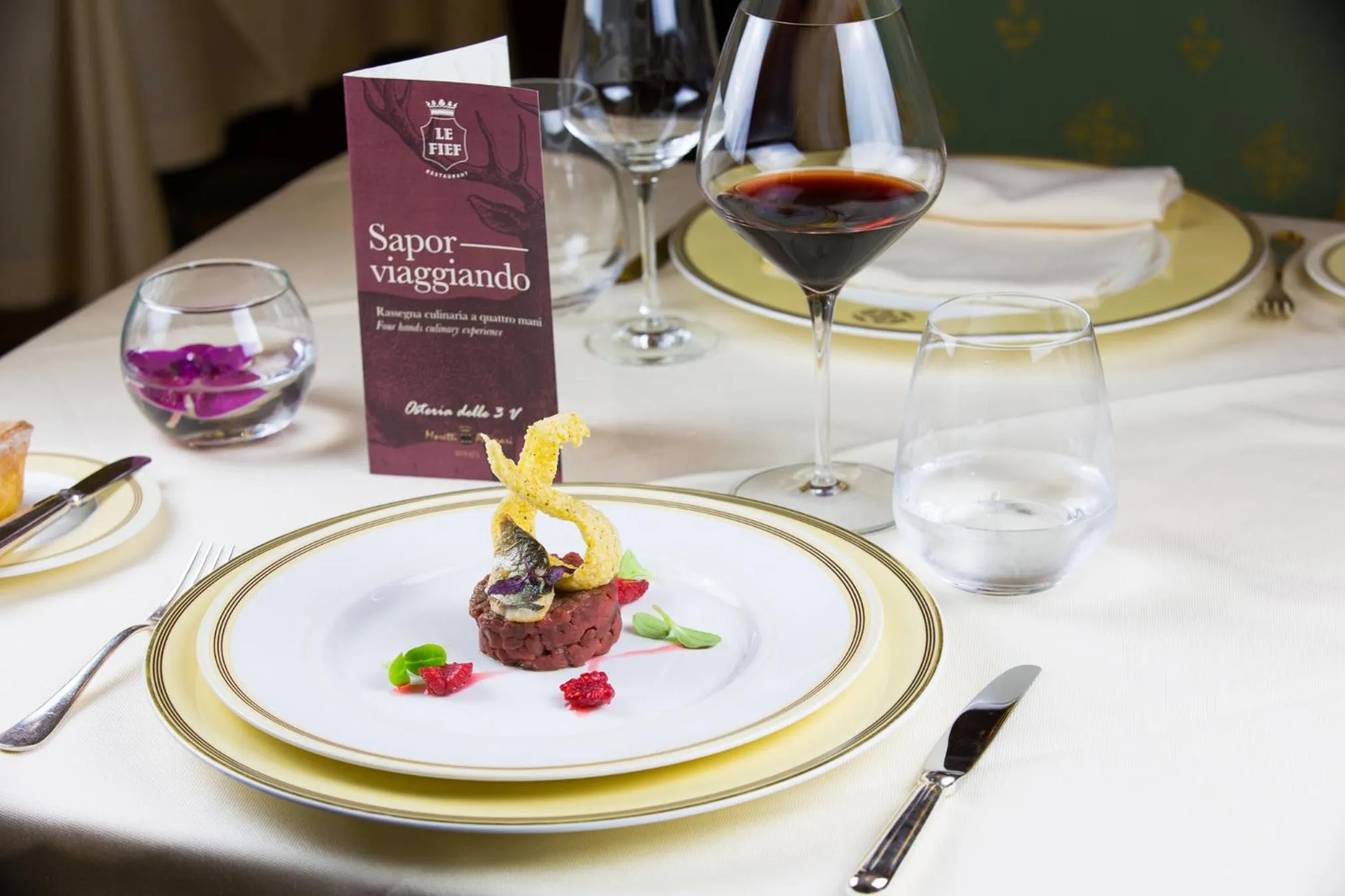 Food and drinks in Castello Dal Pozzo Resort Lago Maggiore - Preferred Hotels & Resorts