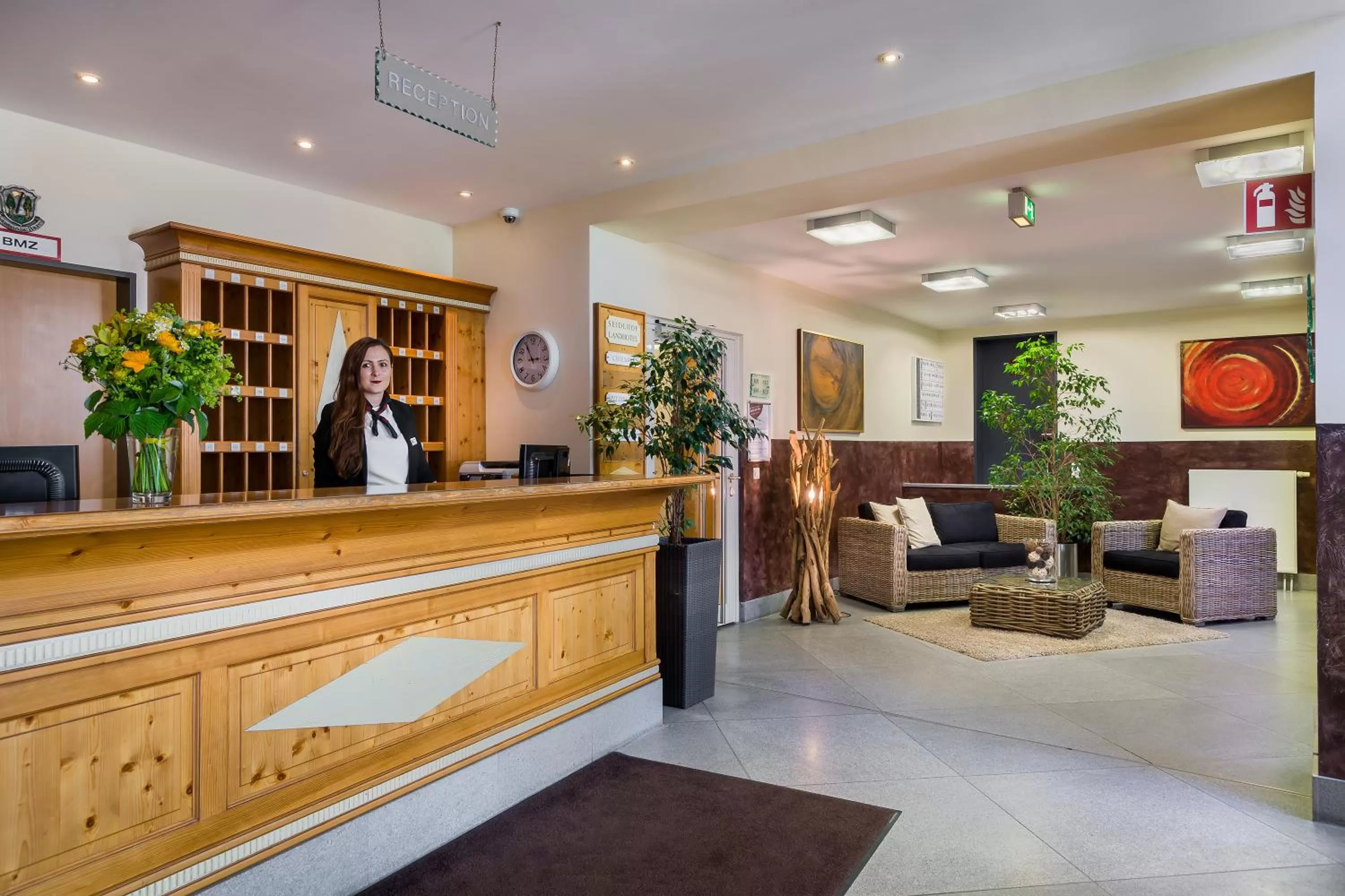 Lobby or reception in Novum Hotel Seidlhof München