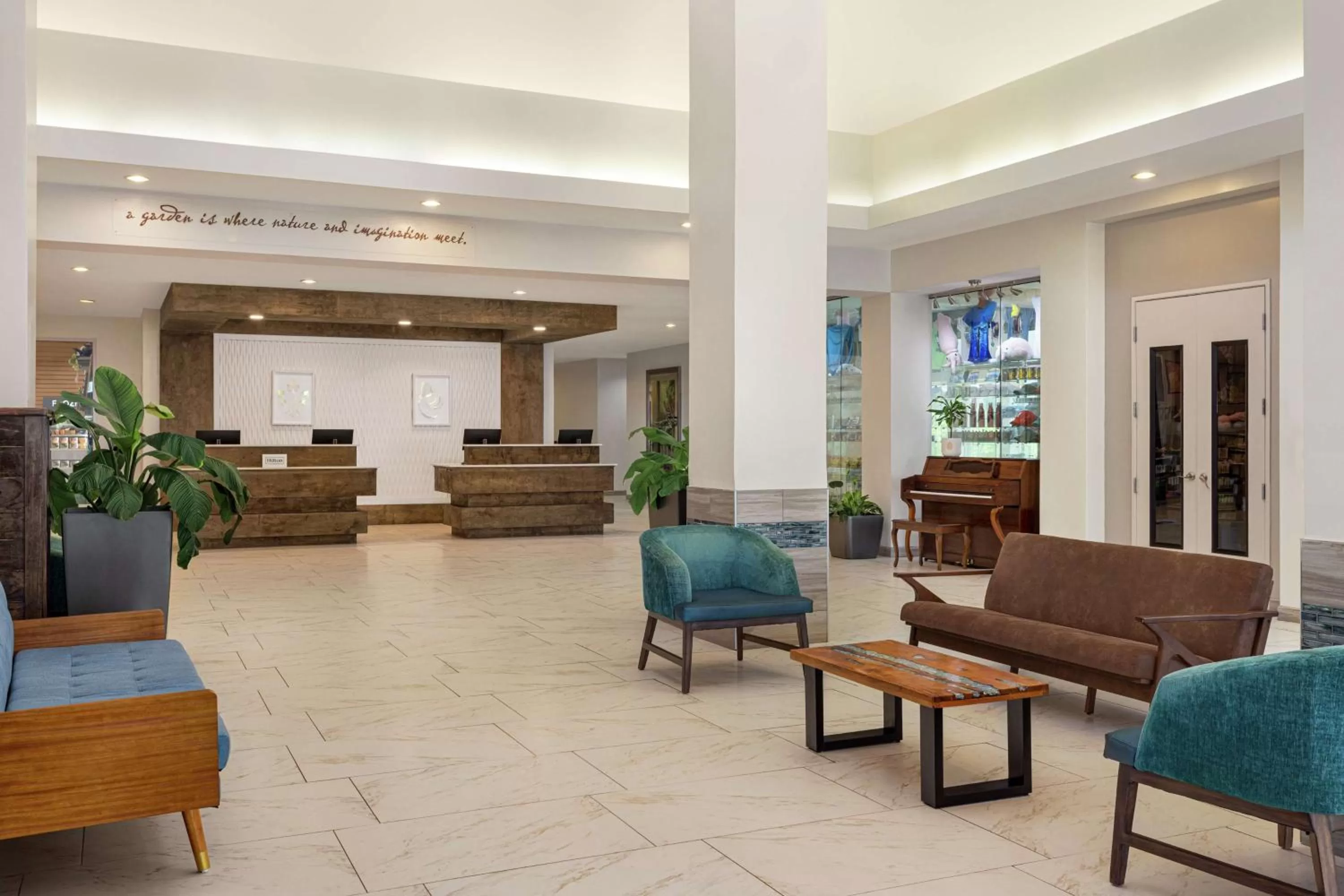 Lobby or reception in Hilton Garden Inn South Padre Island Beachfront