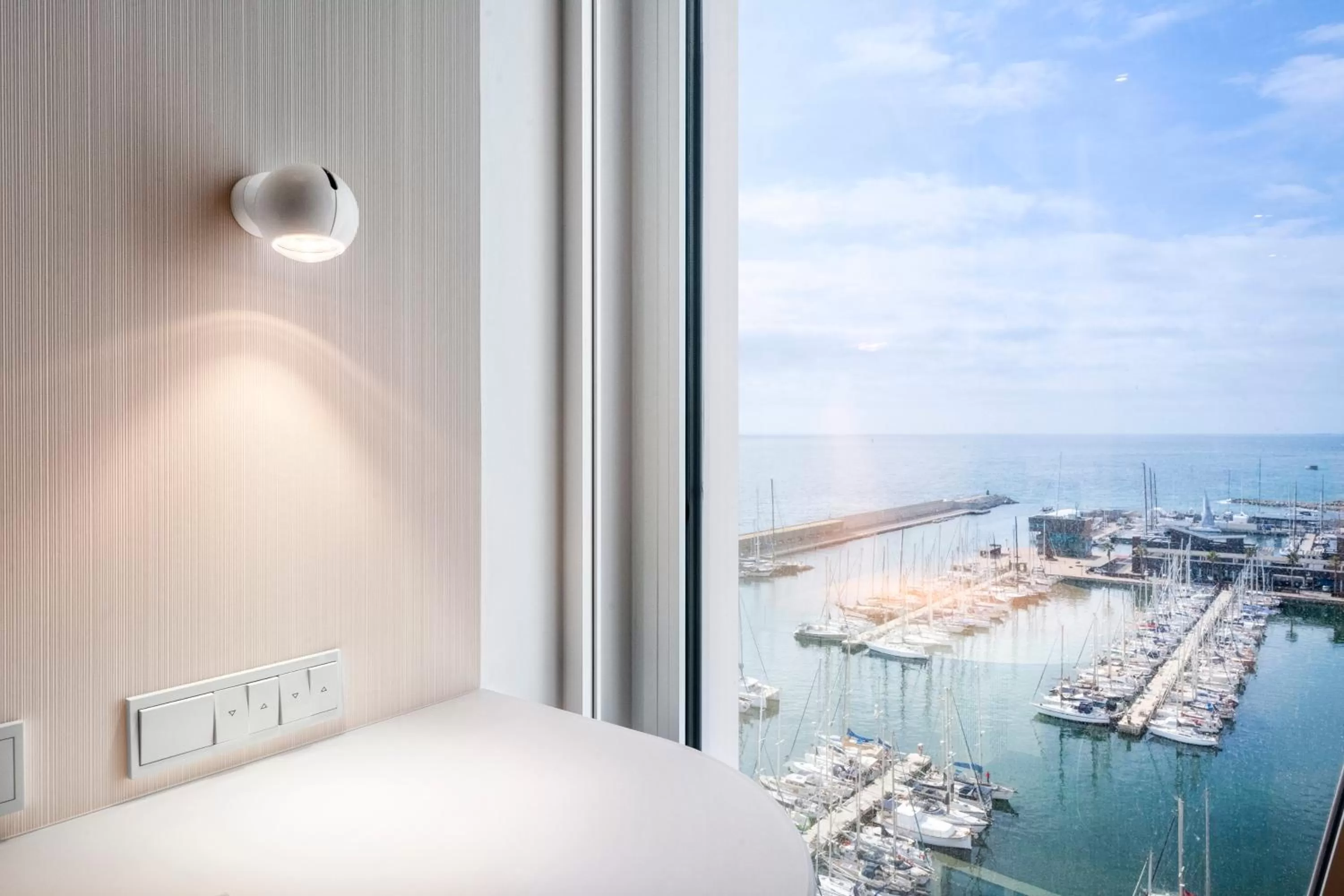 Bedroom, Bed in Hotel Marina Badalona