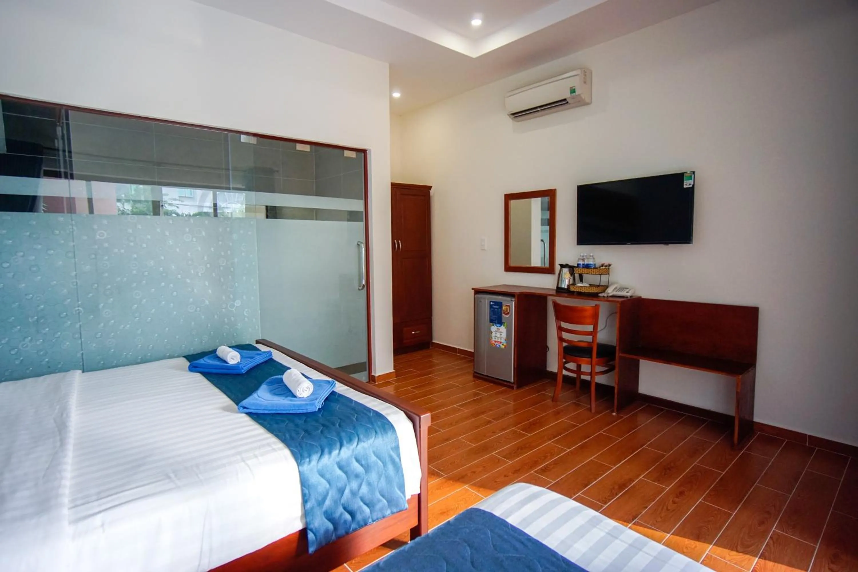 Bed in Brenta Phu Quoc Hotel