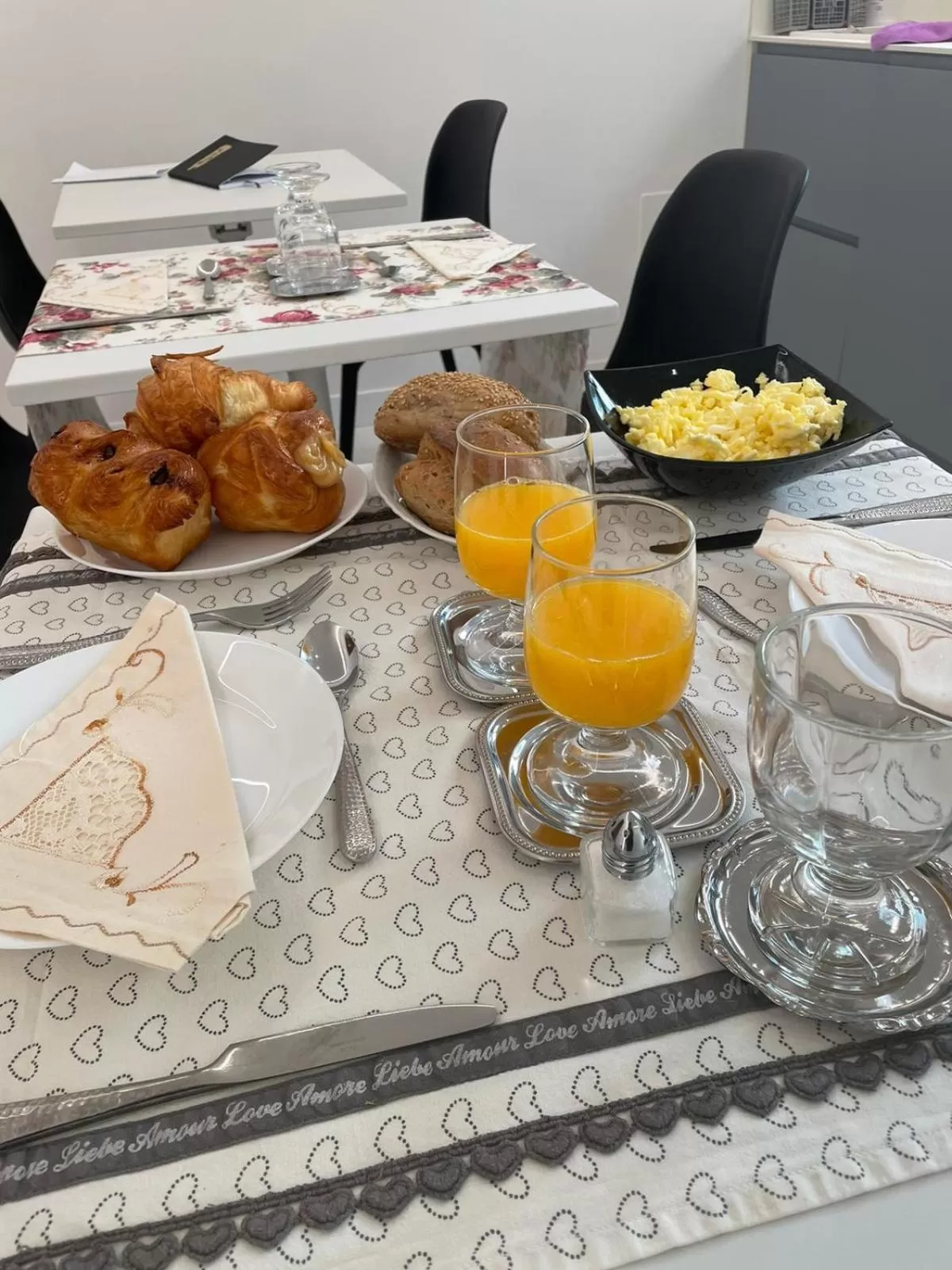 Food and drinks in B&B PeRnotti