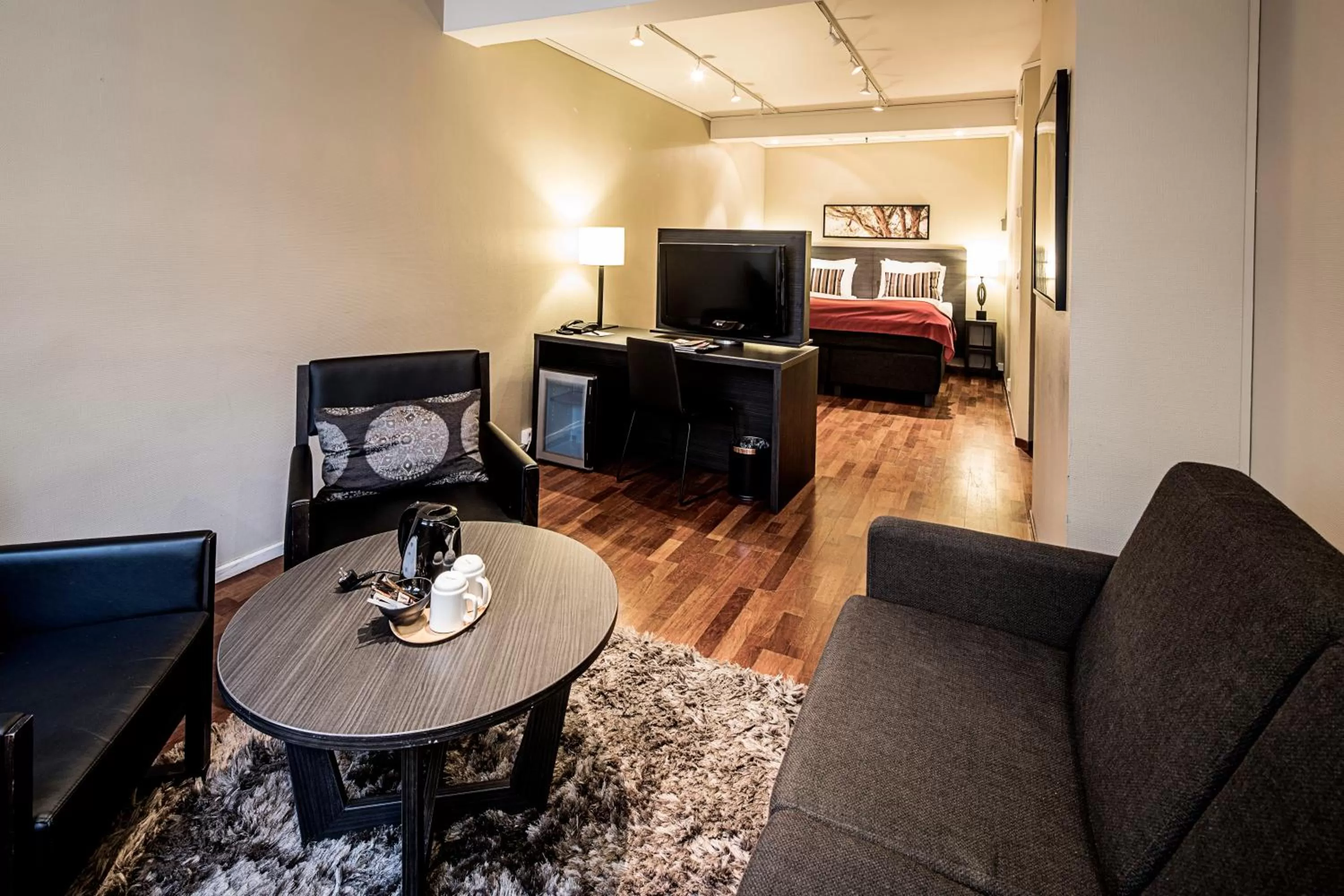 Bed in First Hotel Millennium