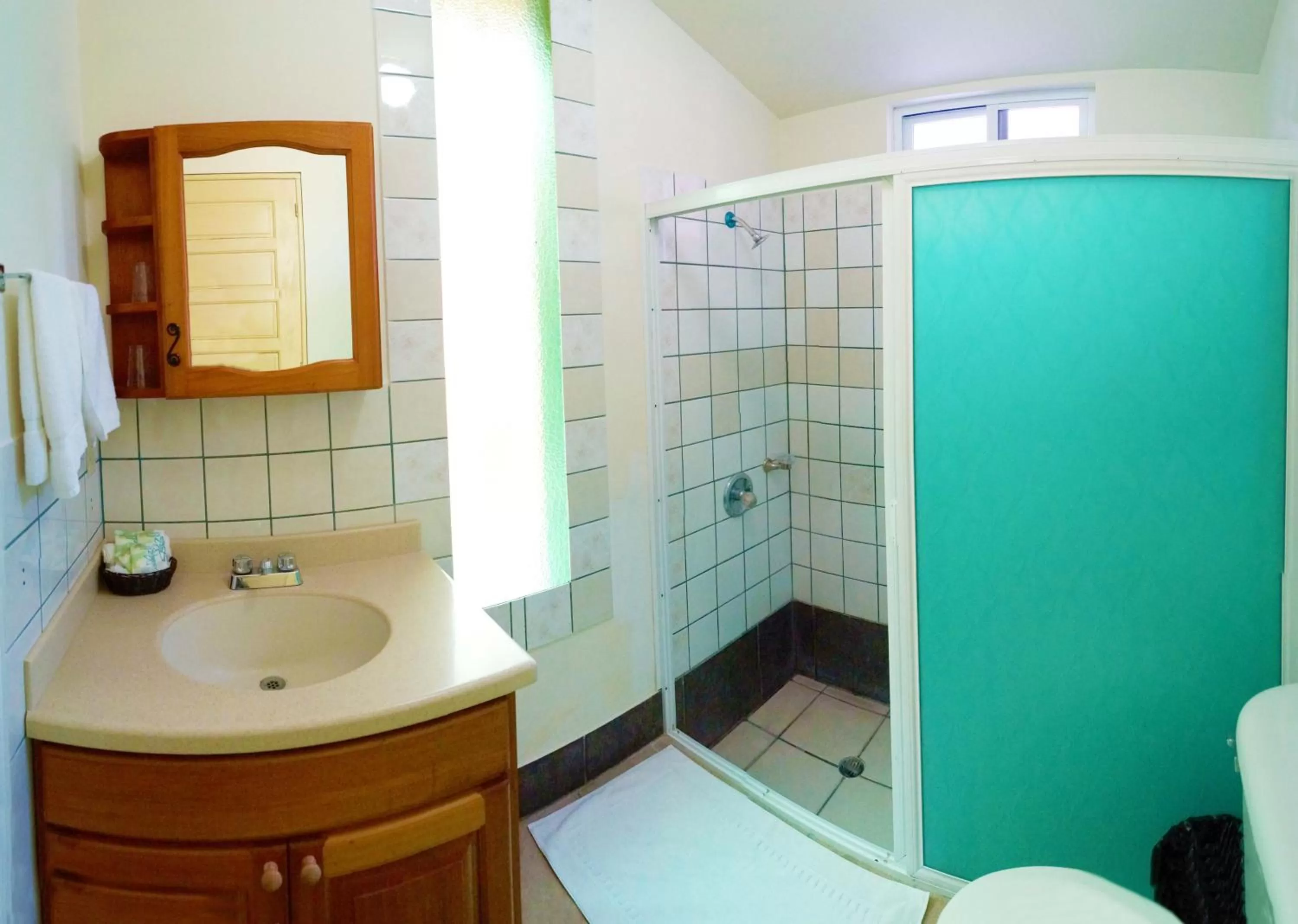 Shower in Rumors Resort Hotel