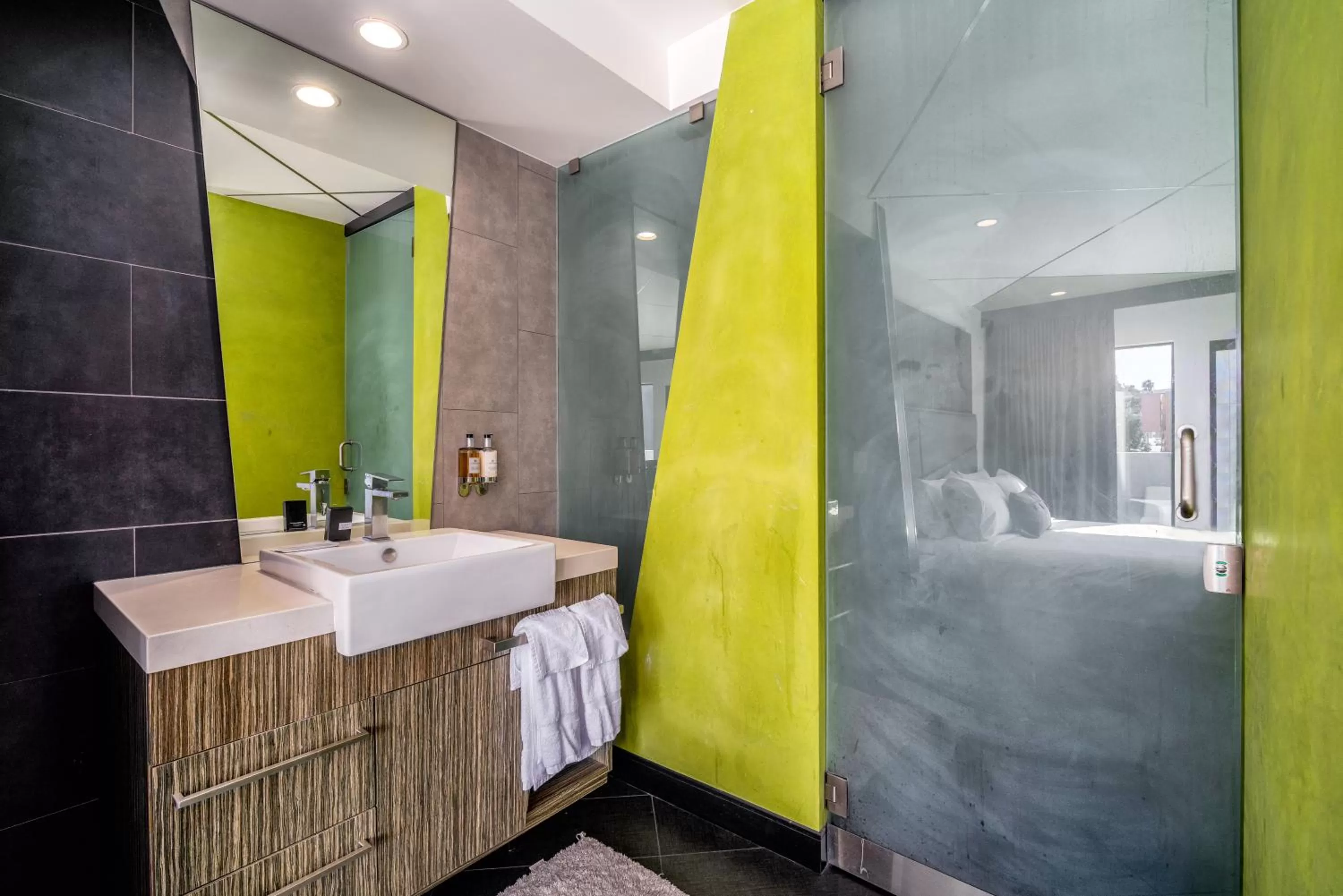 Shower in The Moment Hotel