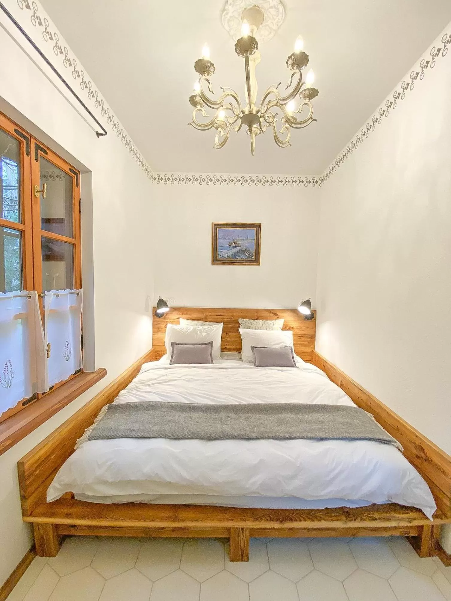 Bed in Villa Gaida