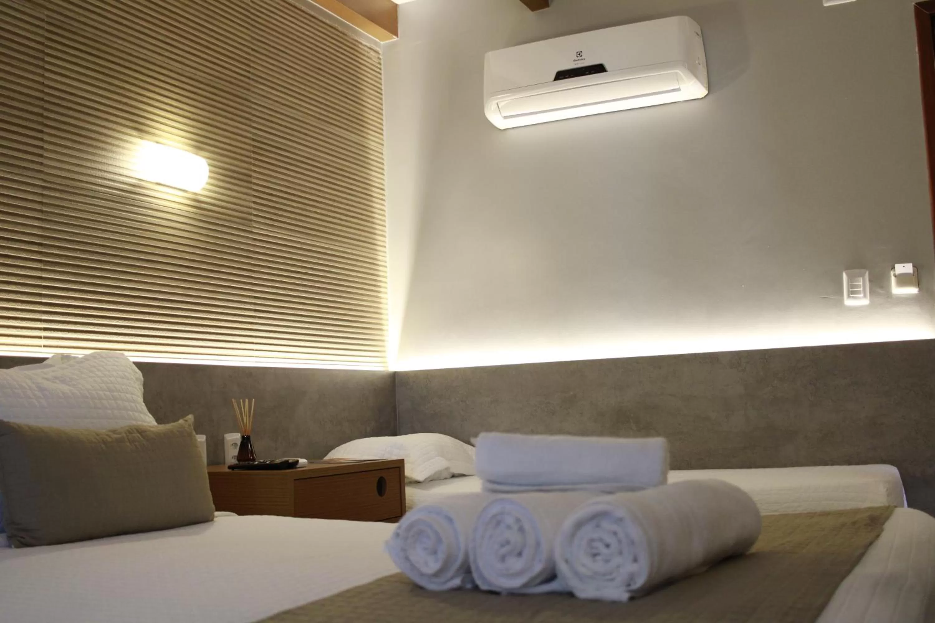 Bed in Pousada Sol e Mar