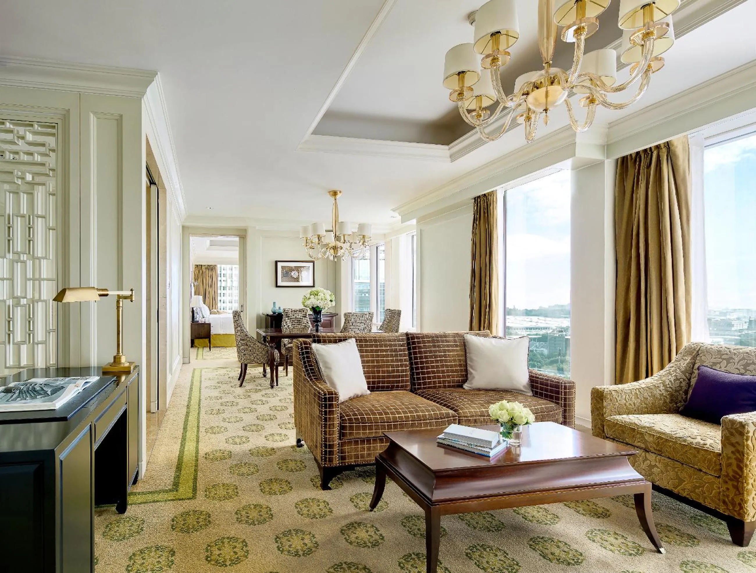 Living room in The Langham, Shenzhen