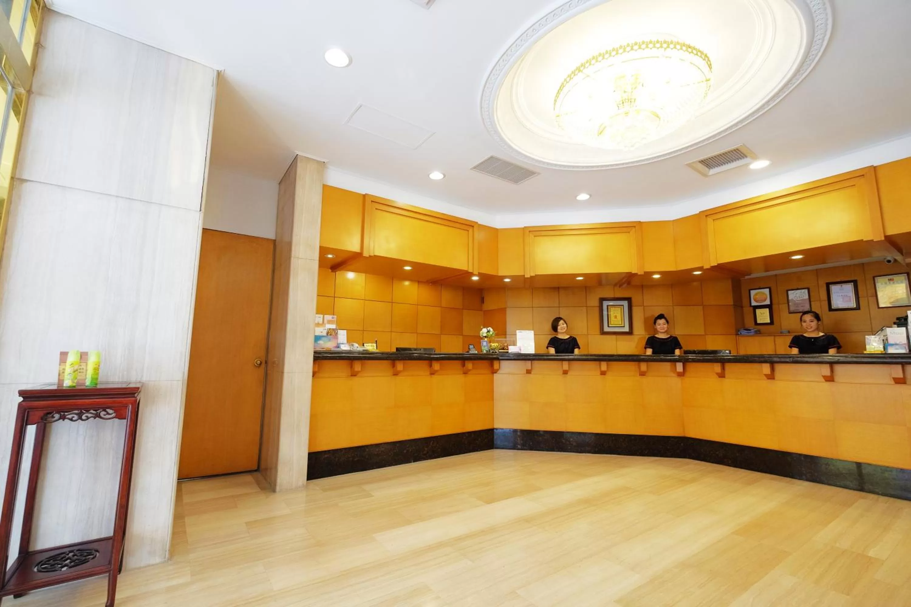 Living room in Dynasty Hotel