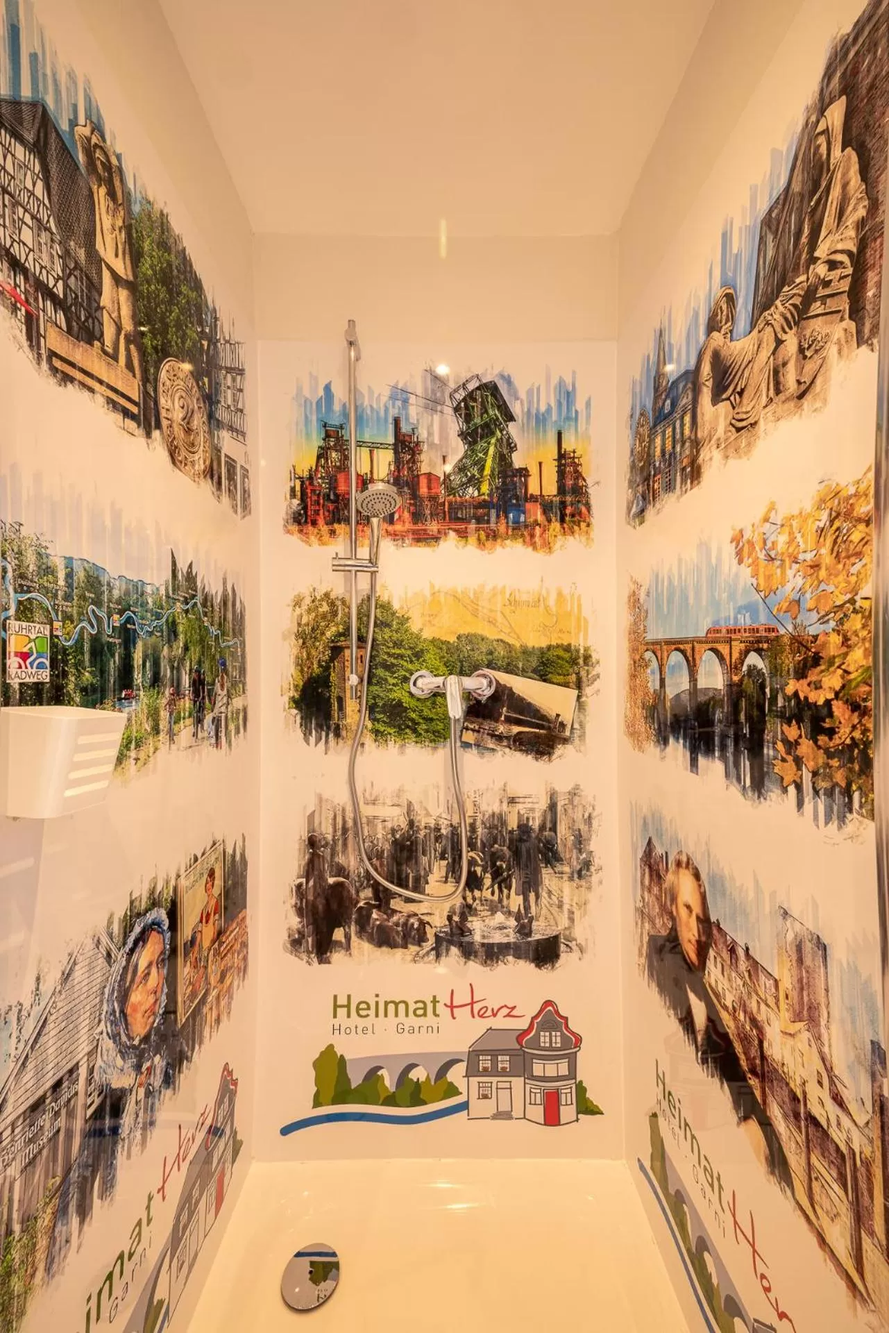 Shower in HeimatHerz Hotel Garni