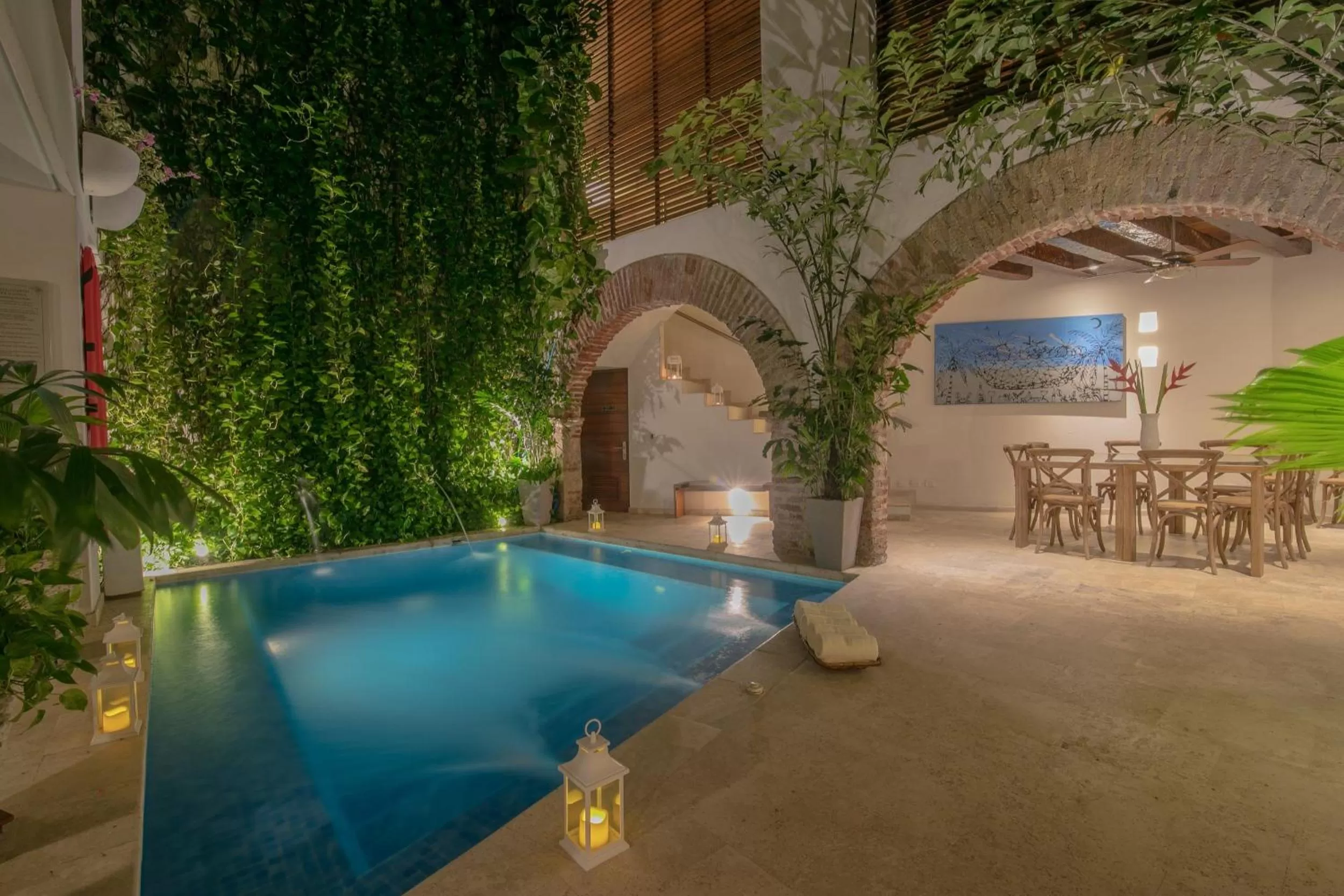 Decorative detail in Casa Claver Loft Boutique Hotel